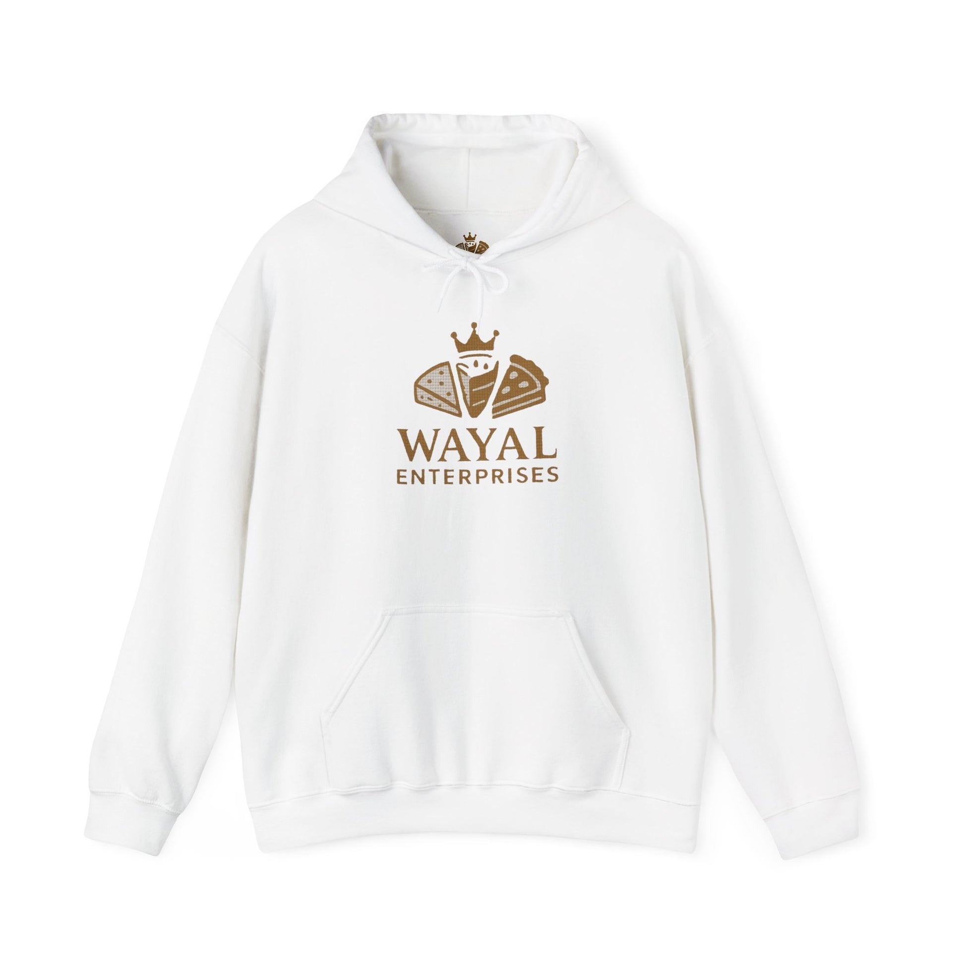 Crown Logo Unisex Hoodie, Cozy Streetwear, Gift for Him/Her, Casual Outfit, Comfortable Layering - Wayal Store