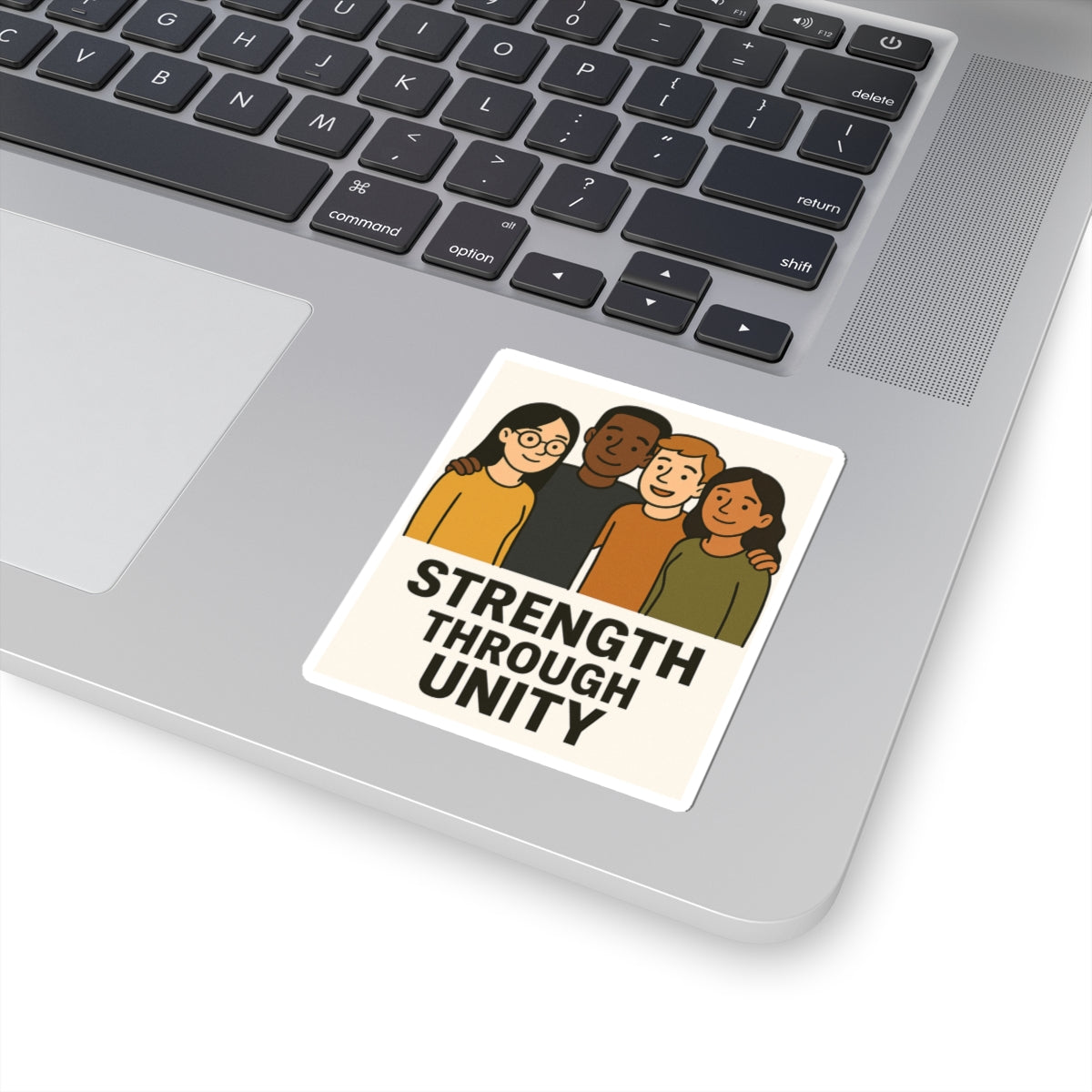 Unity Strength Kiss-Cut Stickers, Positive Affirmation, Inspirational Décor, Friendship Gifts, Diversity Sticker - Wayal Store