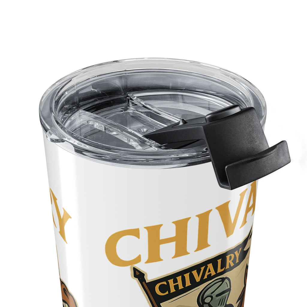 Chivalry Tumbler 20oz - Knight-Themed Travel Mug, Perfect for Gifts, Office Use, and Special Occasions - Wayal Store