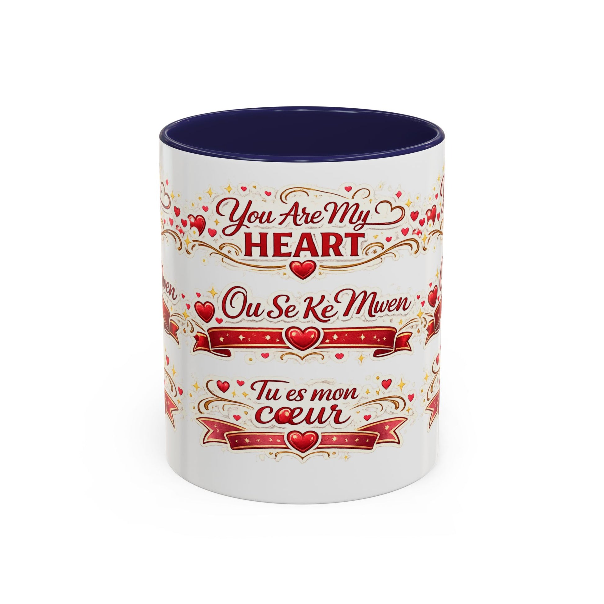 You Are My Heart Accent Coffee Mug – Multilingual Love Gift (11/15oz) - Wayal Store