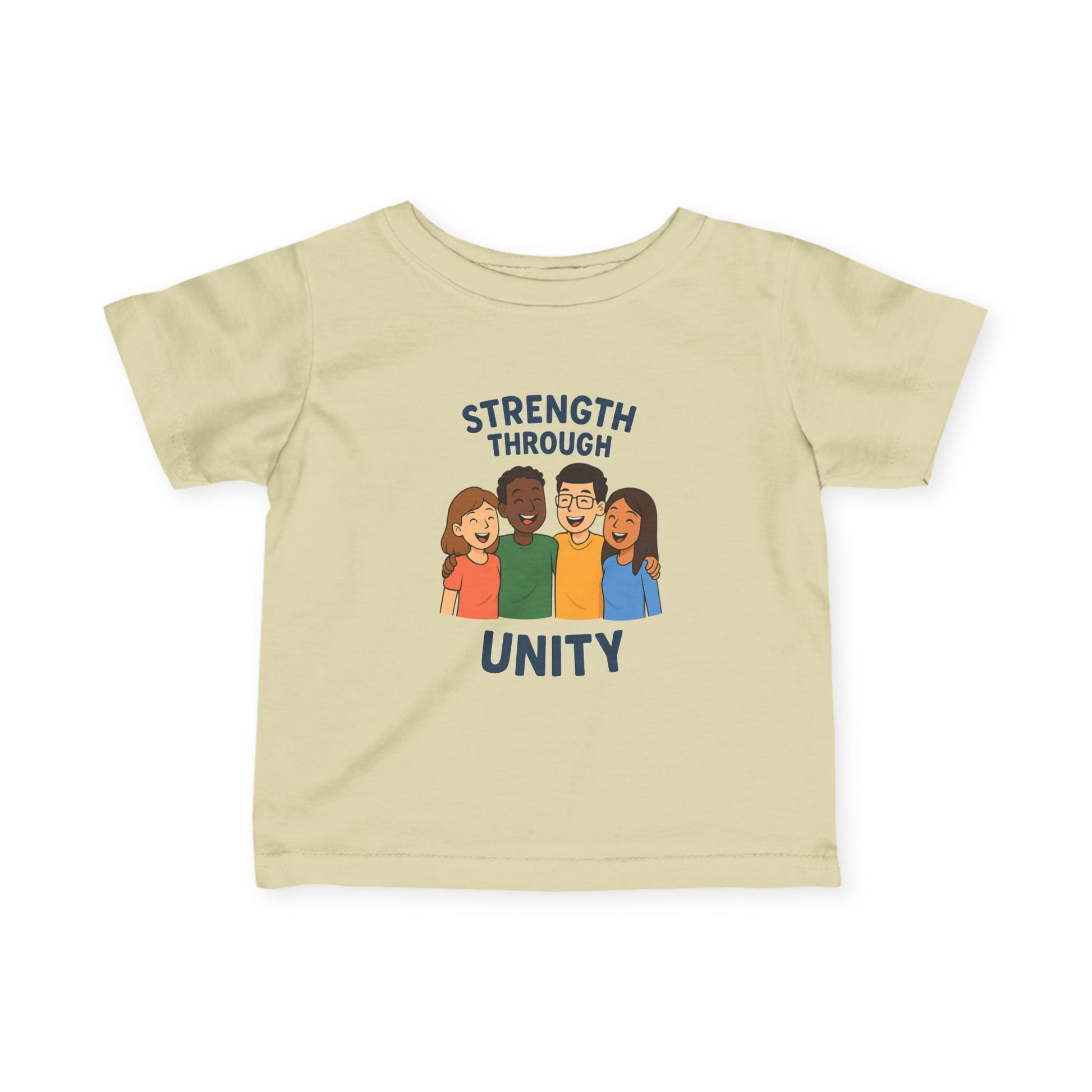 Unity Message Infant Tee - Strength Through Unity, Baby Shirt, Toddler Tee, Kids Apparel, Family Reunion Outfit - Wayal Store