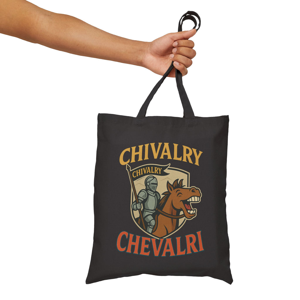 Chivalry Knight Tote Bag | Eco-Friendly Grocery, Beach, and Everyday Bag, Gift for Medieval Lovers - Wayal Store