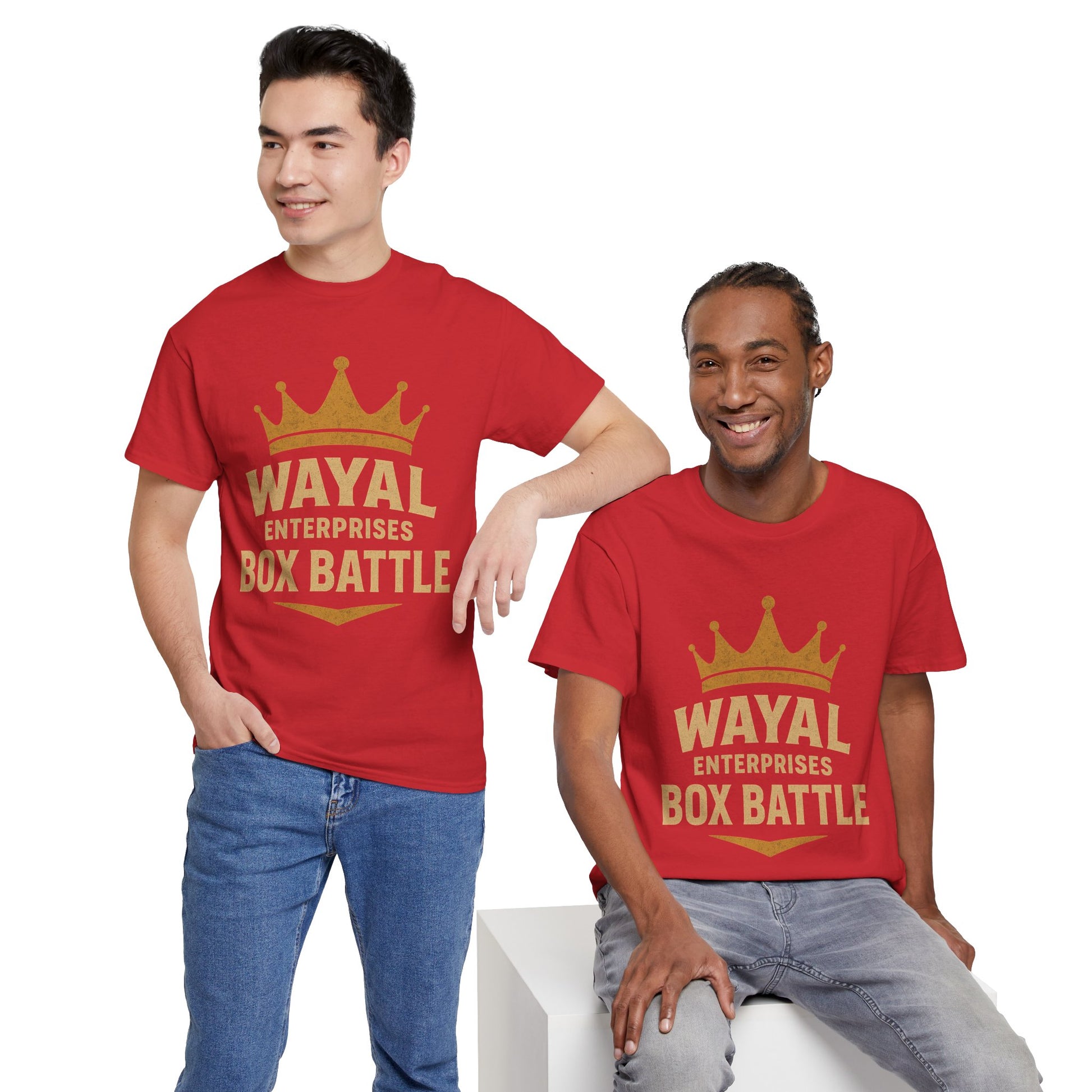 Wayal Enterprises Box Battle Unisex Heavy Cotton Tee