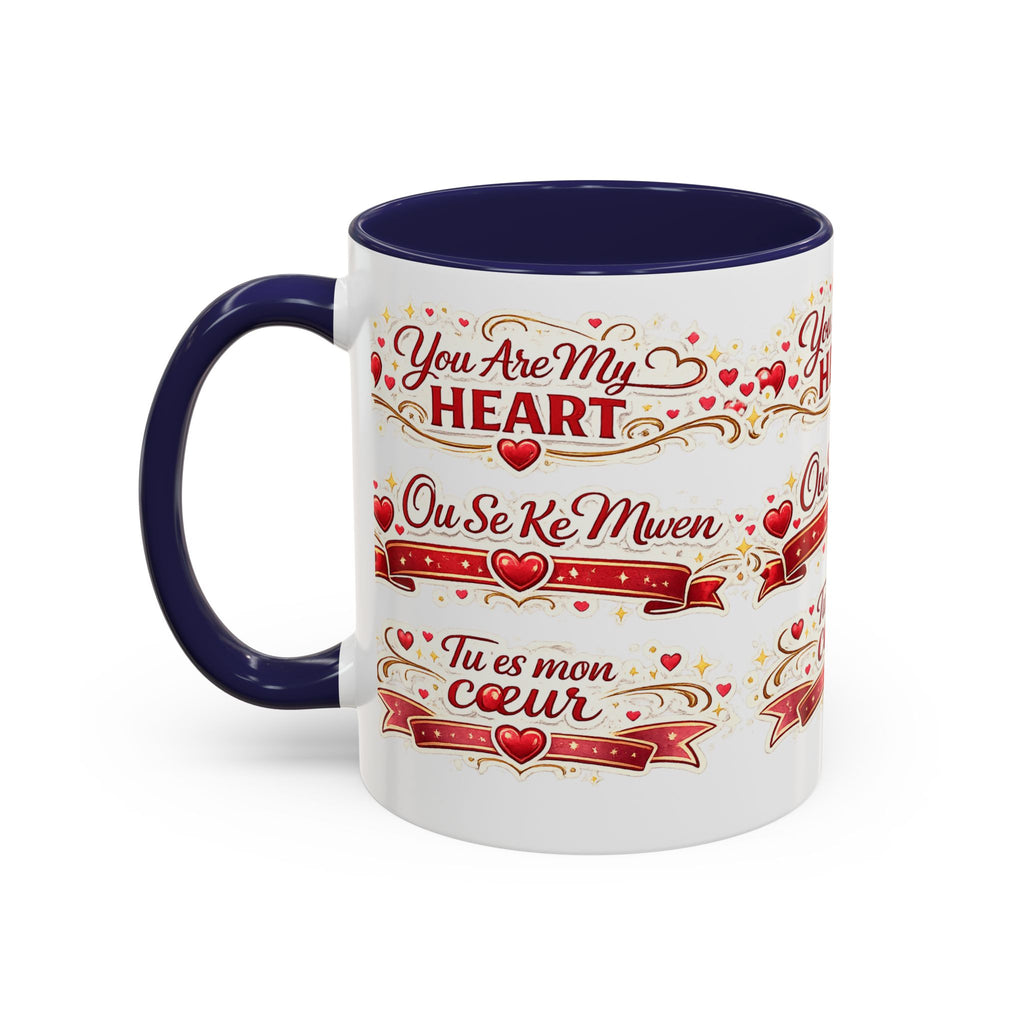 You Are My Heart Accent Coffee Mug – Multilingual Love Gift (11/15oz) - Wayal Store
