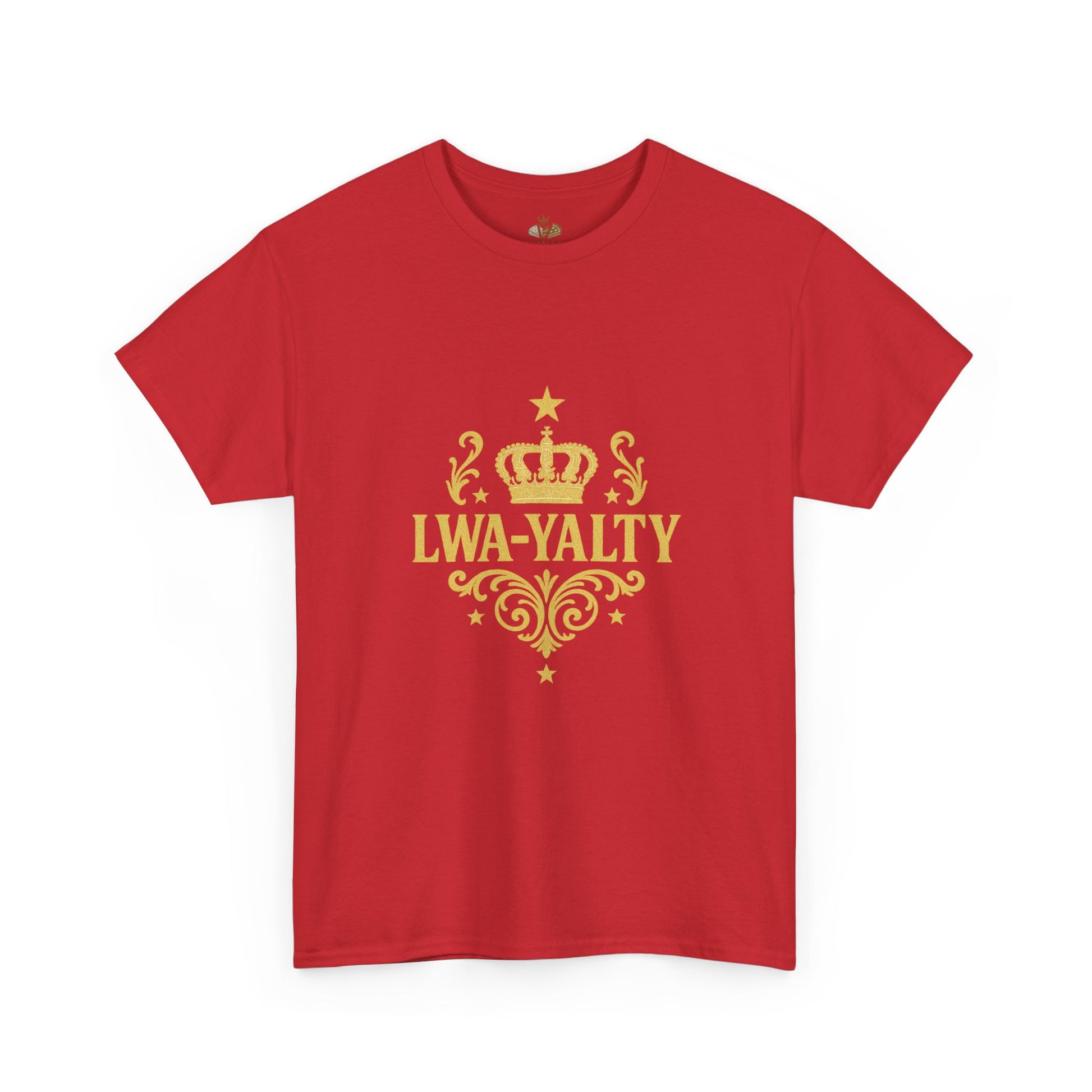 Crown Loyalty Tee - Unisex Heavy Cotton Shirt for Casual Wear, Gift for Royalty Lovers, Birthday, Friendship, Family Events - Wayal Store
