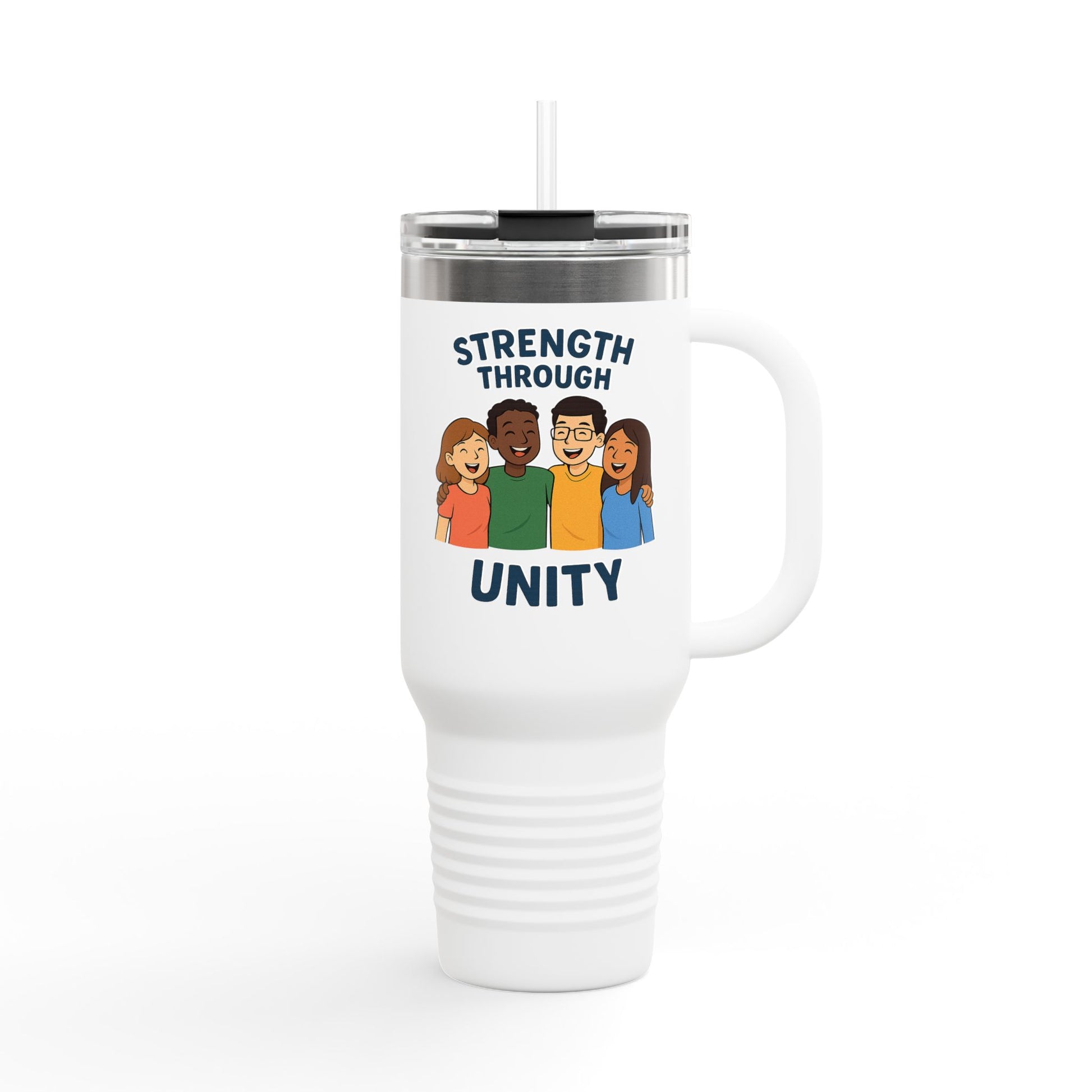 Unity-Themed Insulated Travel Mug, 40oz - Motivational Gift for Friends, Family, Great for Celebrations, Outdoors, Home, Office - Wayal Store