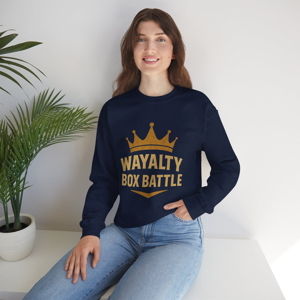 Wayalty Box Battle Crewneck Sweatshirt