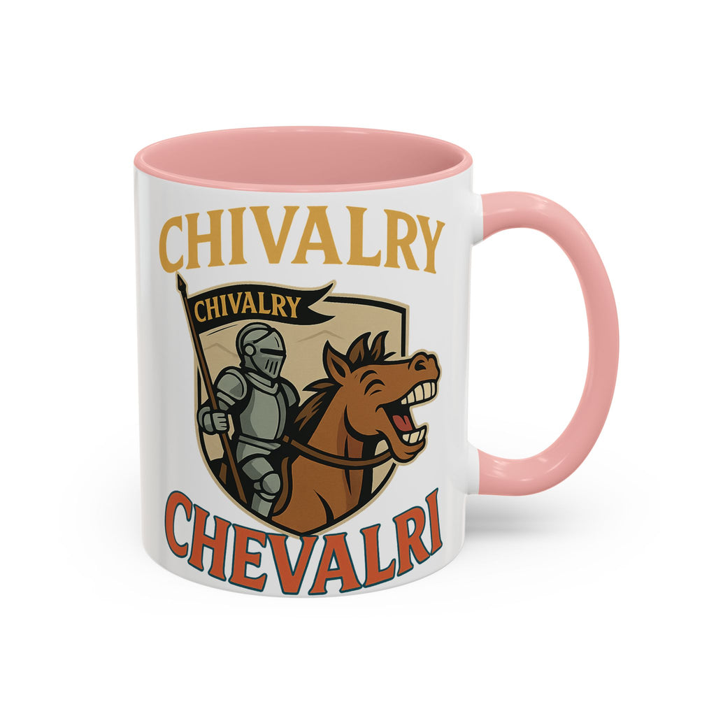 Chivalry Accent Coffee Mug, Warrior Gift, Knight Themed Cup, Medieval Decor, Unique Coffee Lover Present, Fun Office Mug - Wayal Store