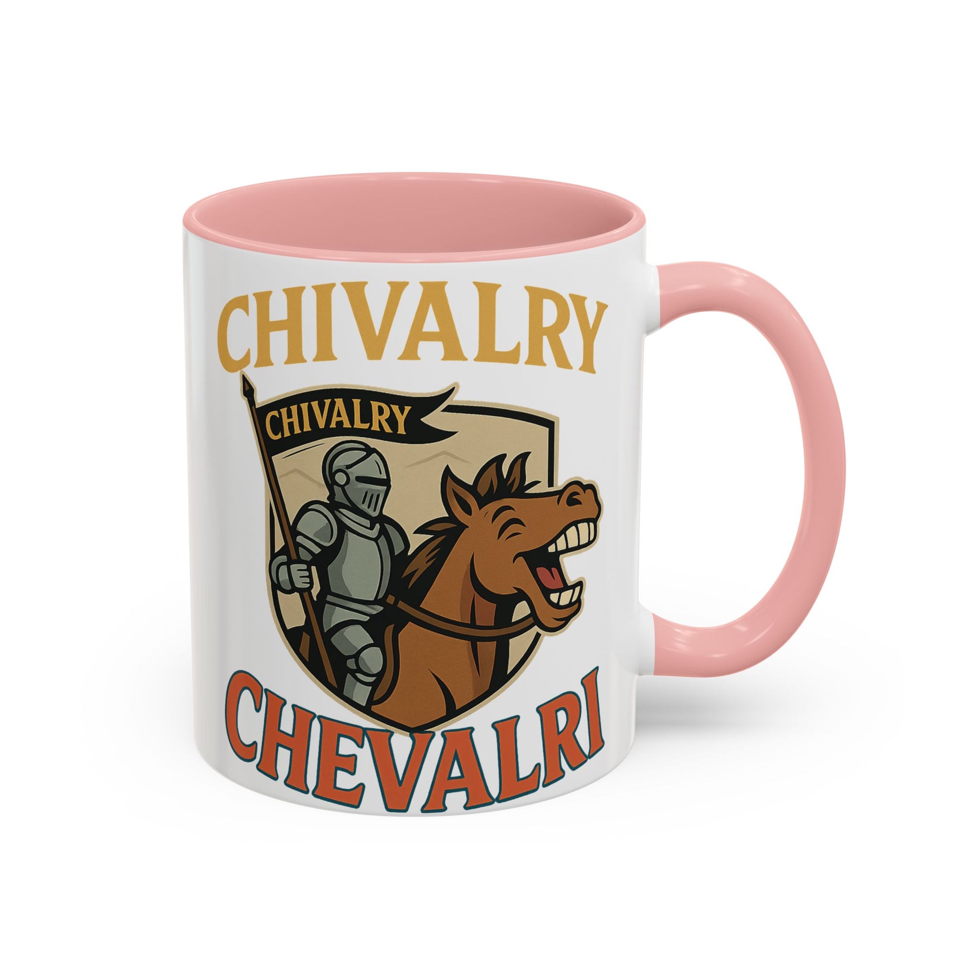 Chivalry Accent Coffee Mug, Warrior Gift, Knight Themed Cup, Medieval Decor, Unique Coffee Lover Present, Fun Office Mug - Wayal Store