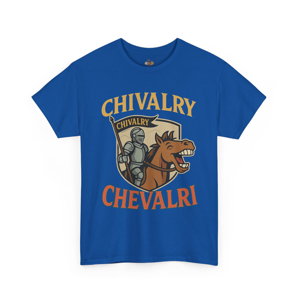 Chivalry-Themed Unisex Heavy Cotton Tee, Knight Shirt, Medieval Fan Apparel, Funny Gift, Renaissance Festival Clothing - Wayal Store