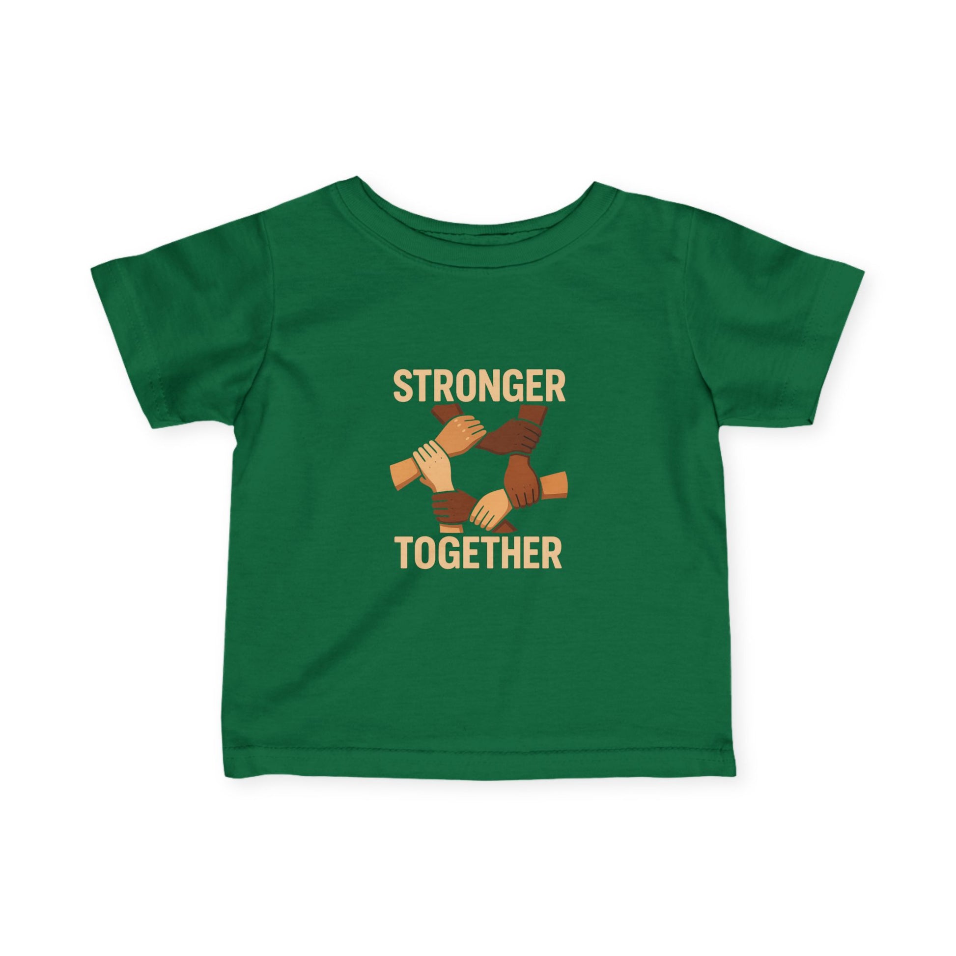 Stronger Together Infant Tee - Unity and Love, Baby Shirt, Gift for New Parents, Toddler Apparel, Social Awareness Kids Wear - Wayal Store