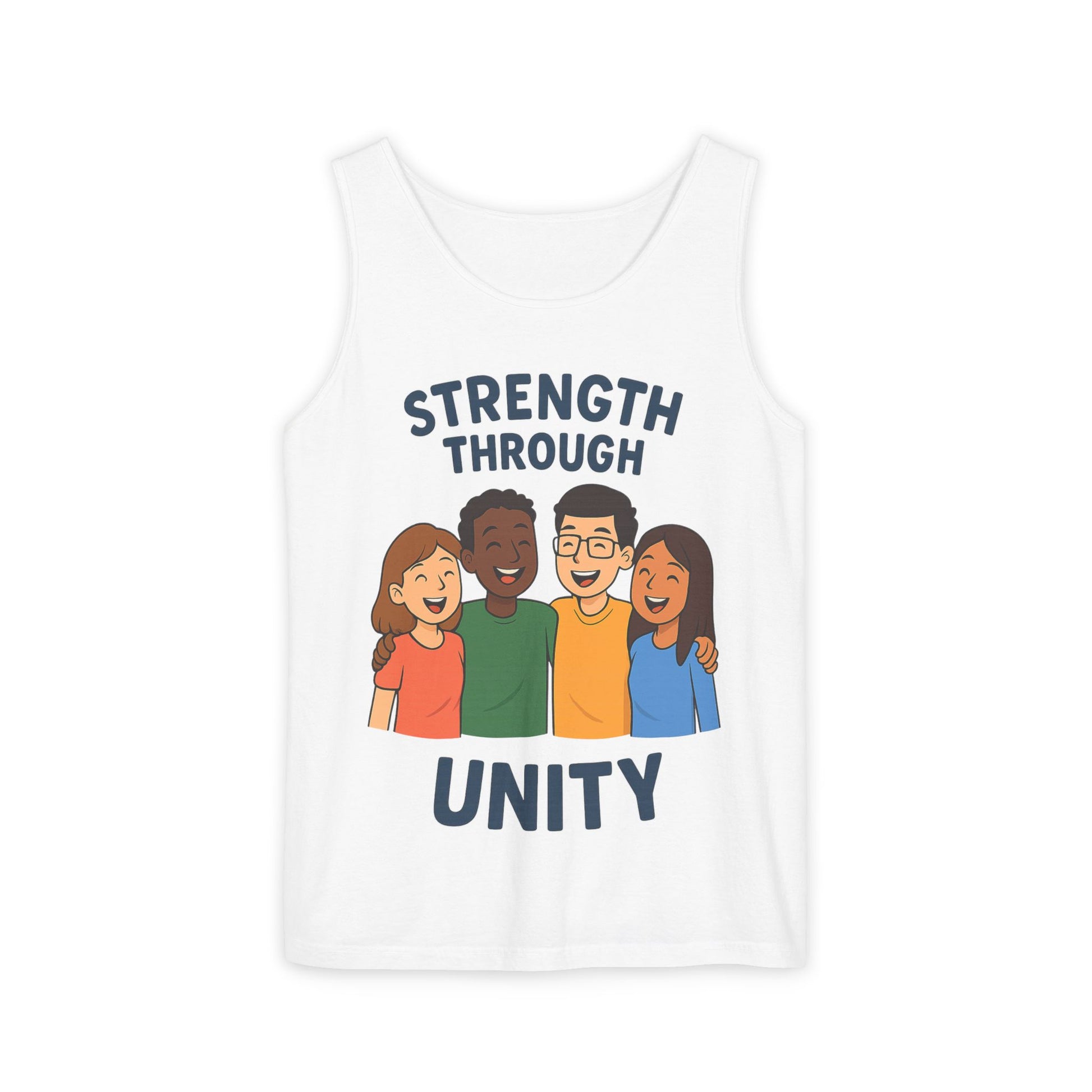Unity Graphic Tank Top for Every Occasion, Inclusive Apparel, Strength in Unity, Casual Summer Wear, Perfect Gift for Friends - Wayal Store