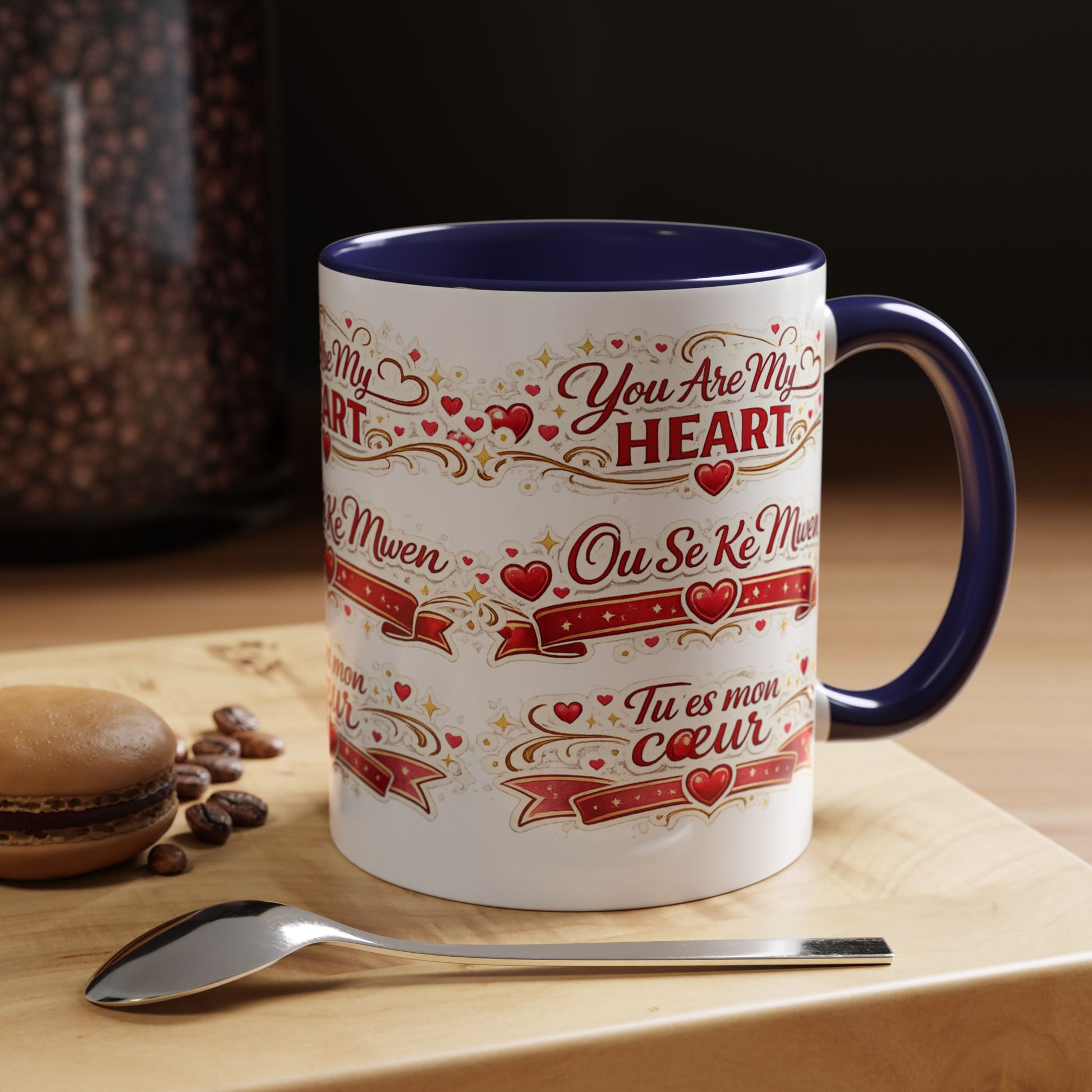 You Are My Heart Accent Coffee Mug – Multilingual Love Gift (11/15oz) - Wayal Store