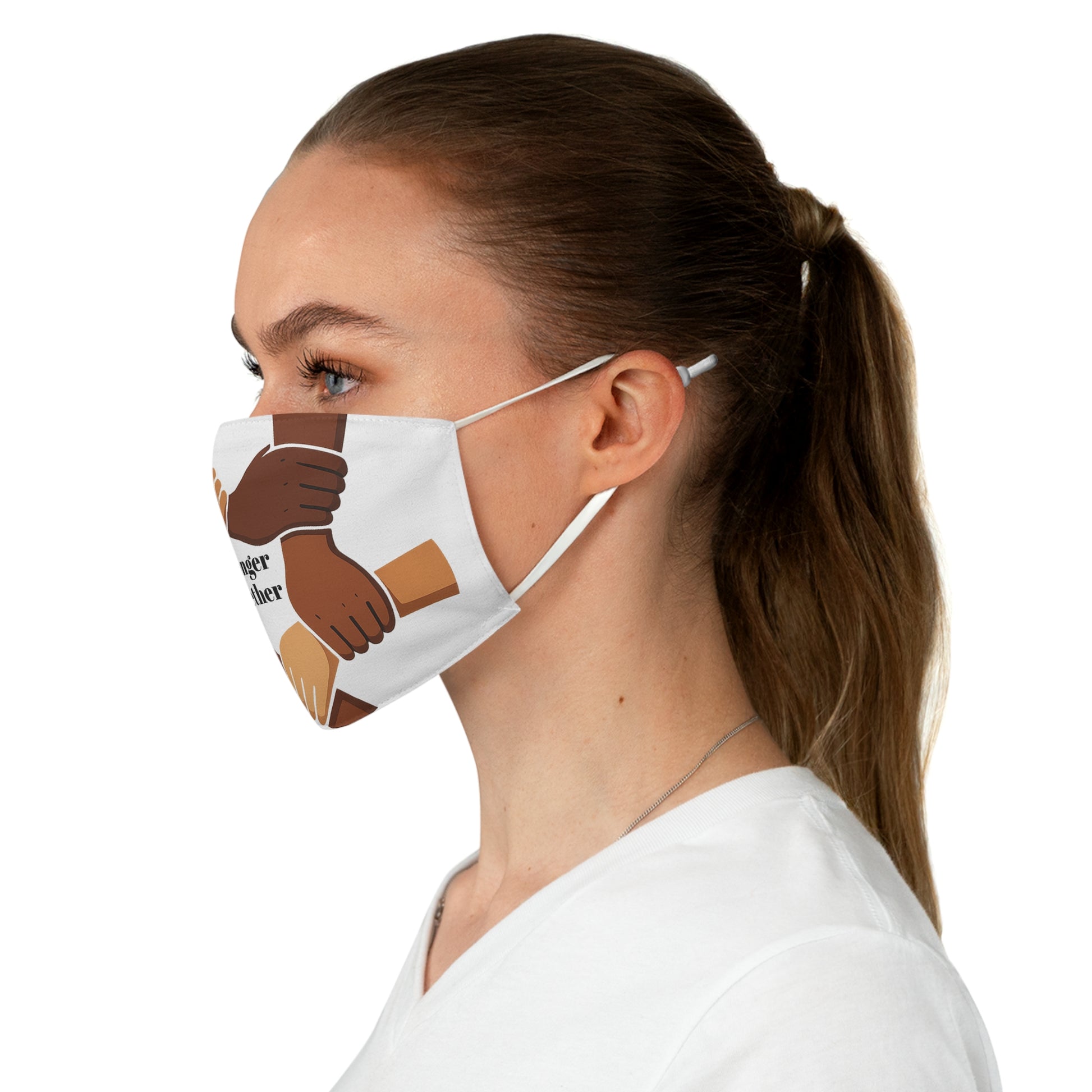 Diverse Community Fabric Face Mask | Stronger Together | Reusable Mask, Gift for Friends, Symbol of Unity, Festival Essential, Social [...] - Wayal Store