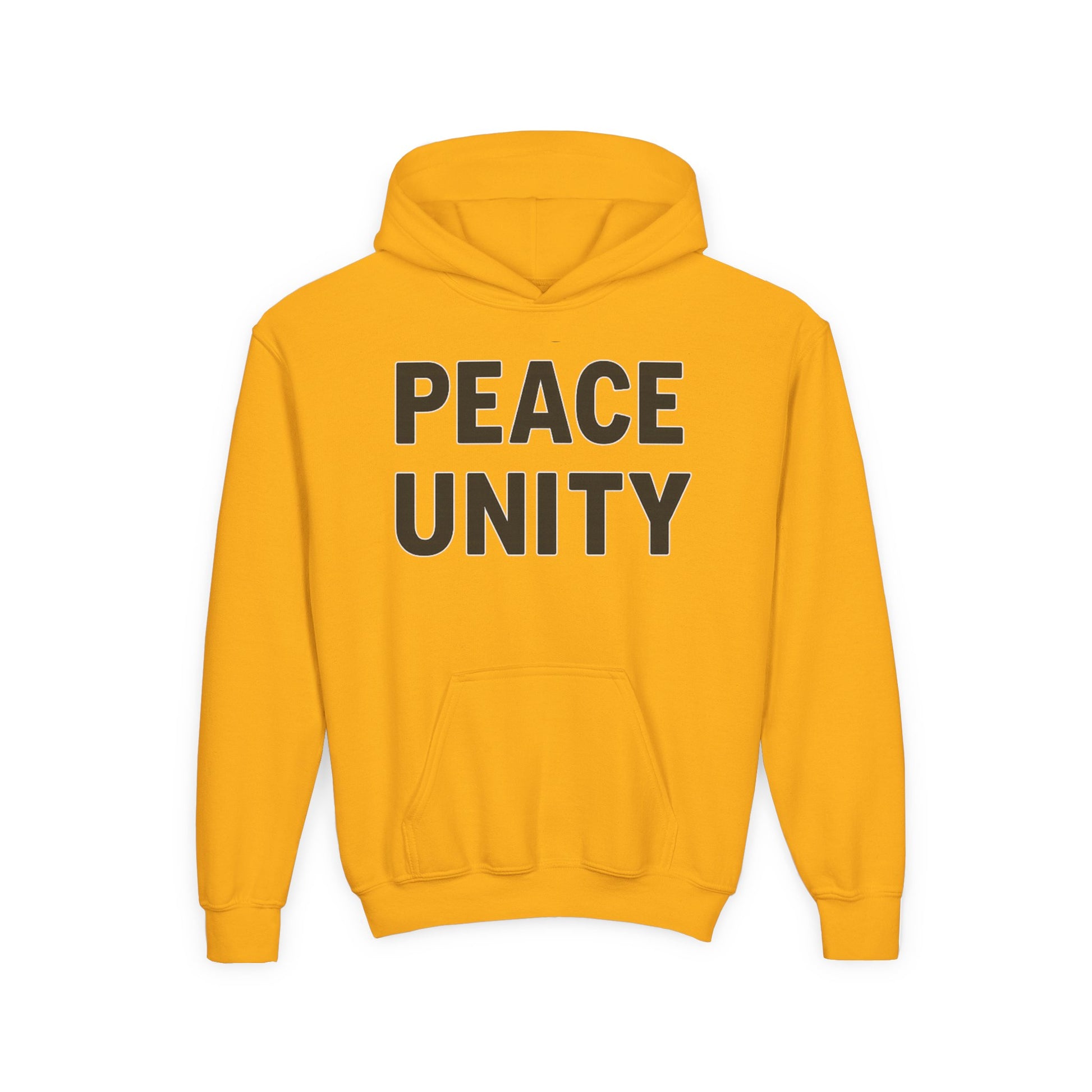 Youth Unity Hooded Sweatshirt | Peace & Unity Graphic | Diversity and Inclusion Apparel | Gift for Friends | Cozy Streetwear | [...] - Wayal Store