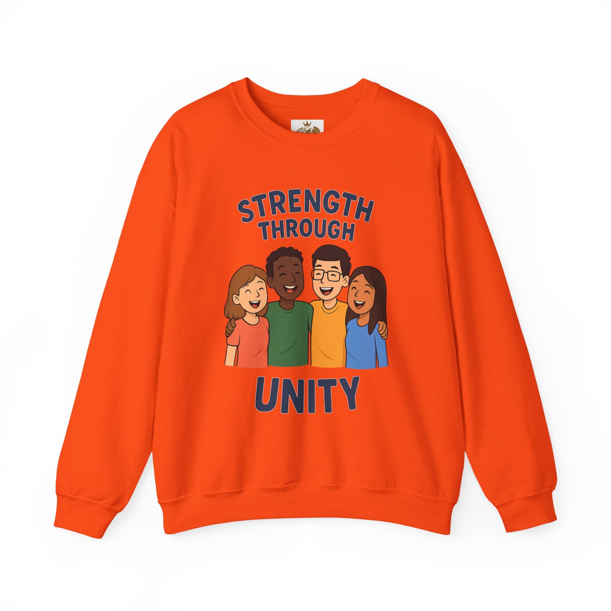 Unity Crewneck Sweatshirt, Strength Through Unity Sweater, Cozy Unisex Sweatshirt, Friendship Gift, Ideal for Team Events - Wayal Store