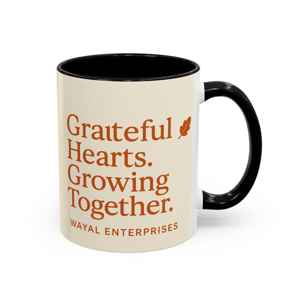 Grateful Hearts Coffee Mug - 11oz & 15oz - Perfect for Cozy Moments