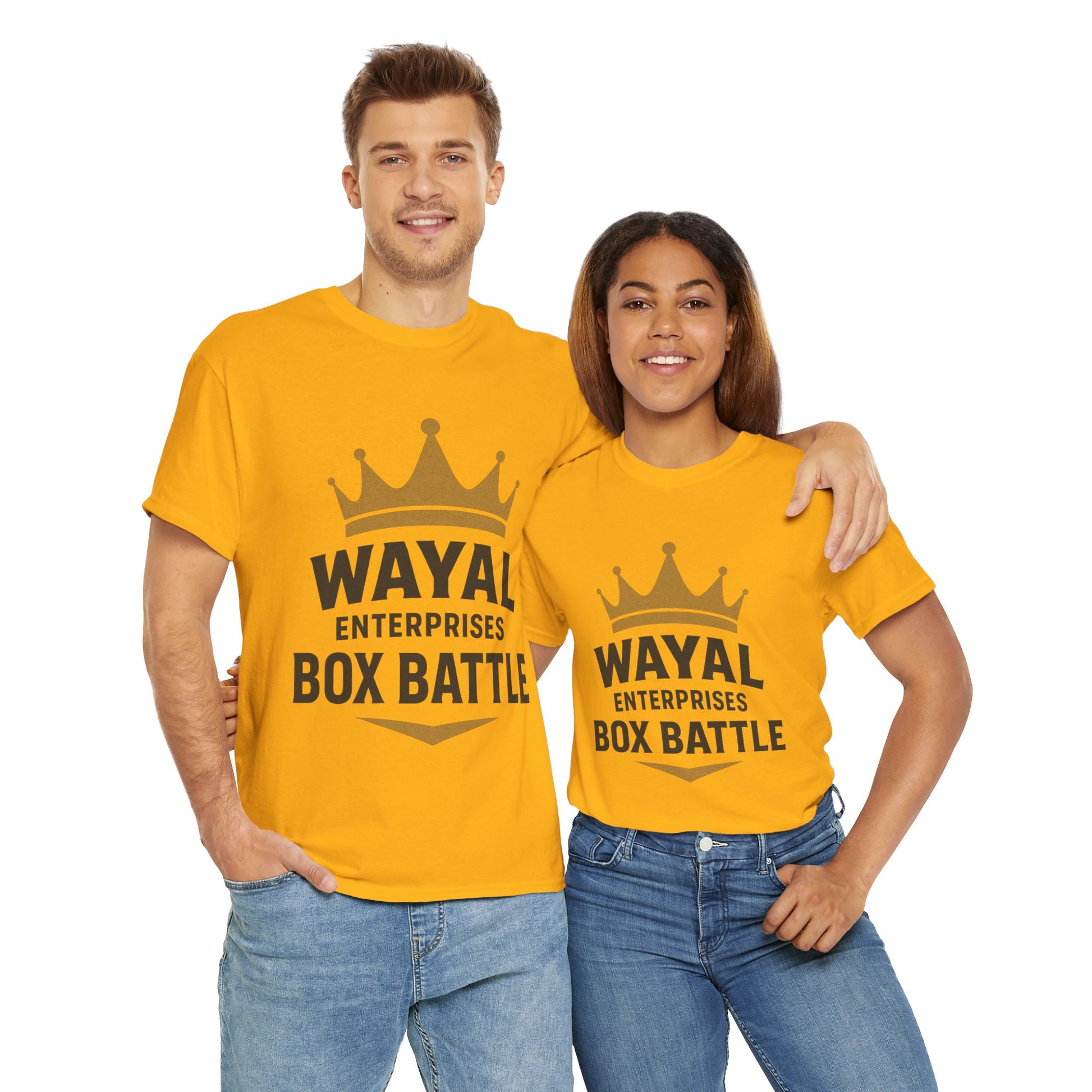 Wayal Enterprises Box Battle Unisex Heavy Cotton Tee