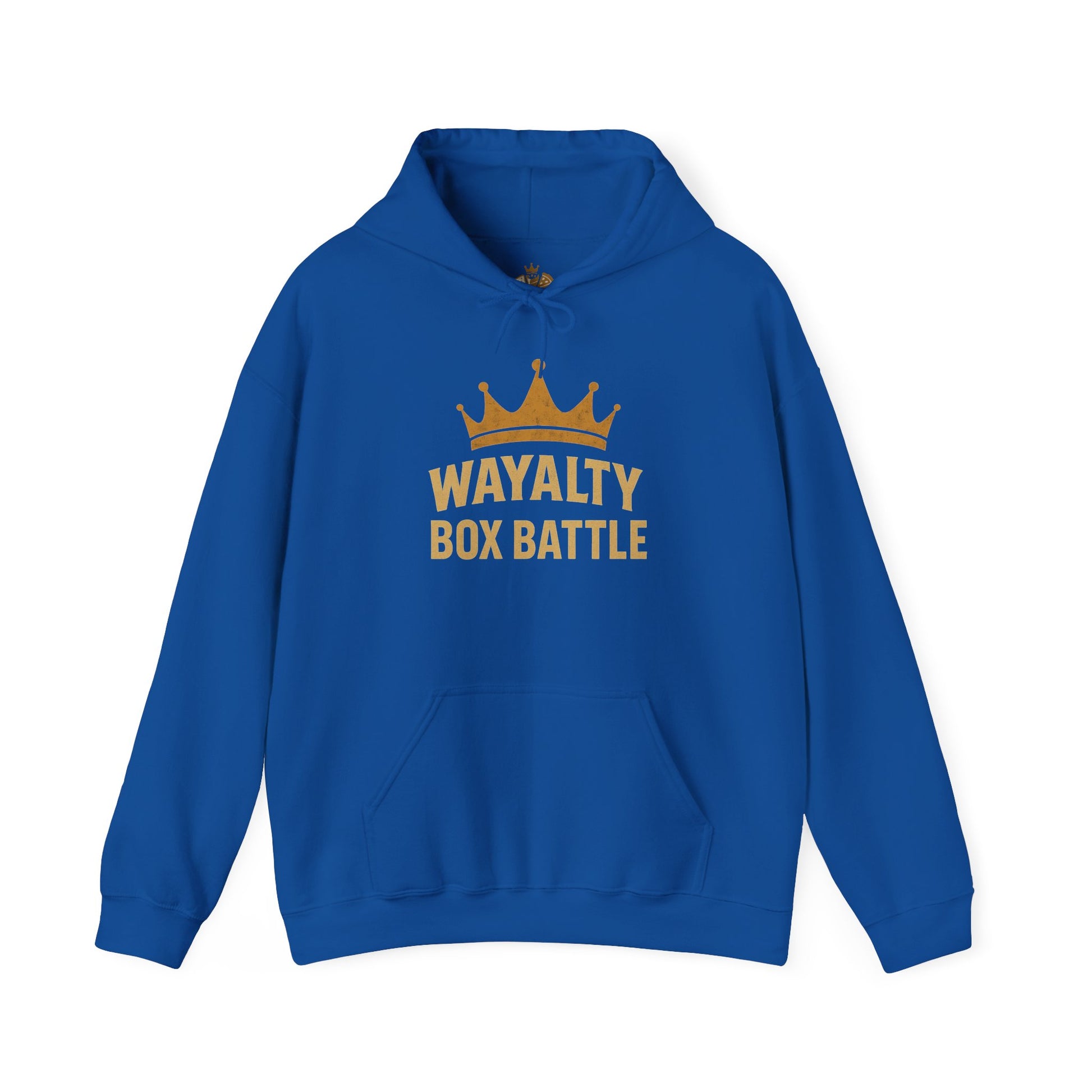 Wayalty Box Battle Hoodie — Crown Logo Pullover for Gaming Fans