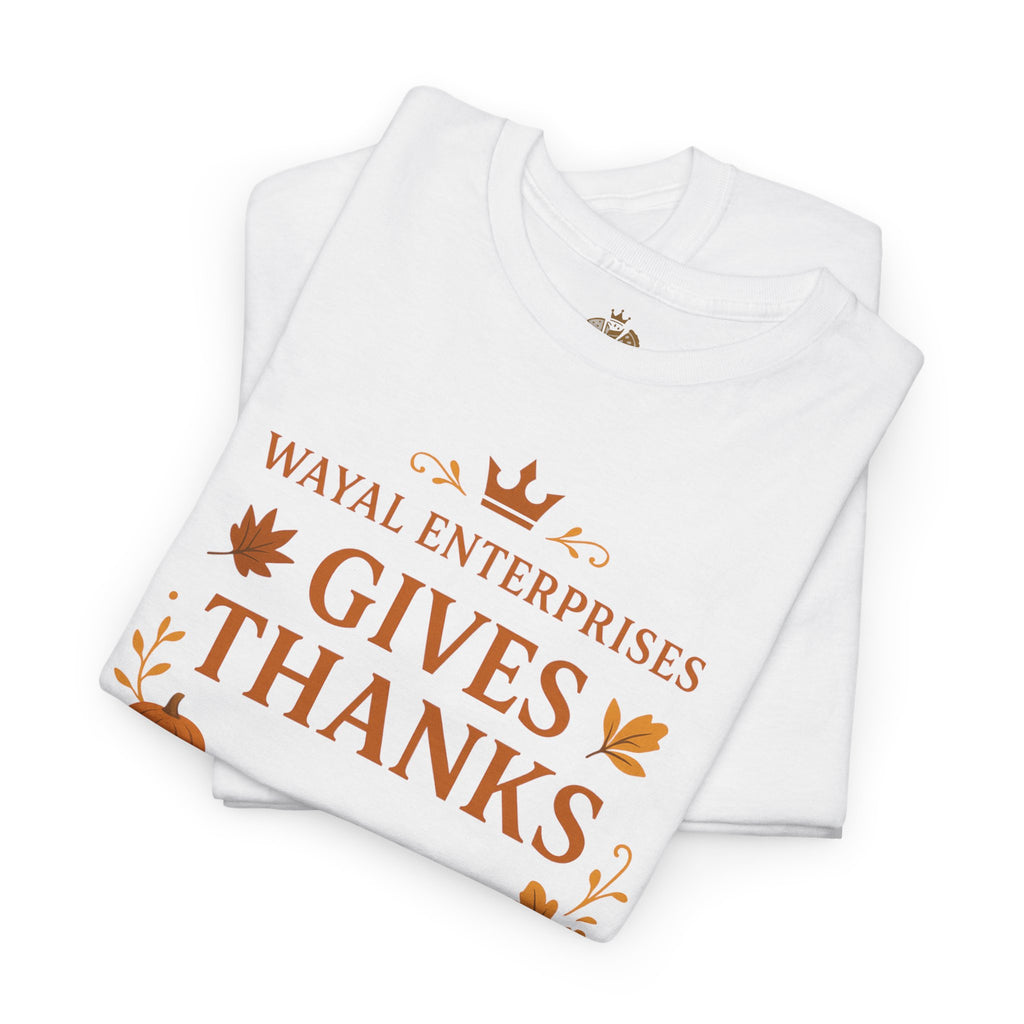 Thanksgiving Gratitude Unisex Cotton Tee - Wayal Store
