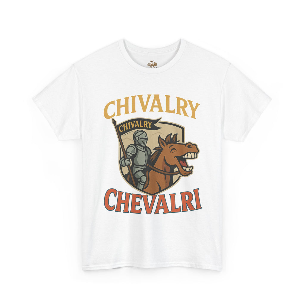 Chivalry-Themed Unisex Heavy Cotton Tee, Knight Shirt, Medieval Fan Apparel, Funny Gift, Renaissance Festival Clothing - Wayal Store