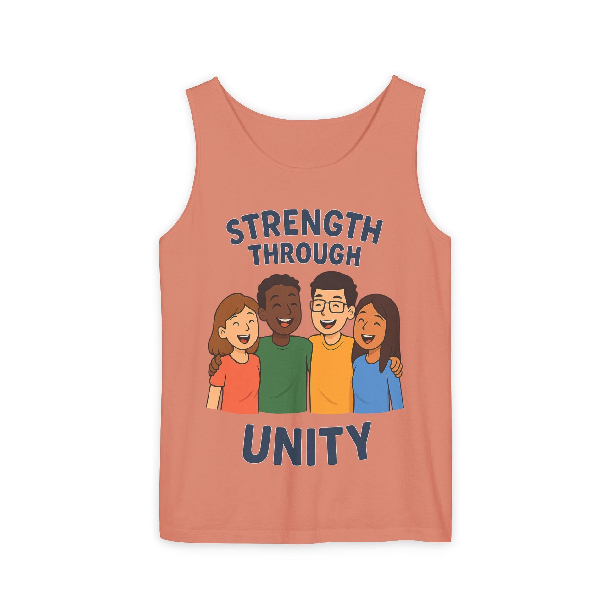Unity Graphic Tank Top for Every Occasion, Inclusive Apparel, Strength in Unity, Casual Summer Wear, Perfect Gift for Friends - Wayal Store