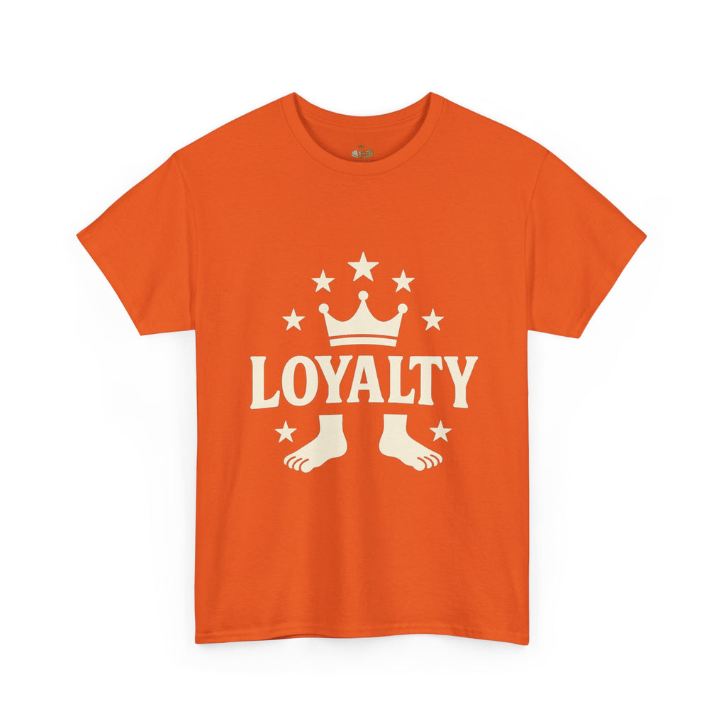 Loyalty Unisex Heavy Cotton Tee, Casual Tee, Streetwear Shirt, Gift for Friends, Everyday Wear, Graphic Tee - Wayal Store