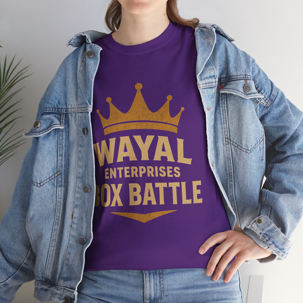 Wayal Enterprises Box Battle Unisex Heavy Cotton Tee
