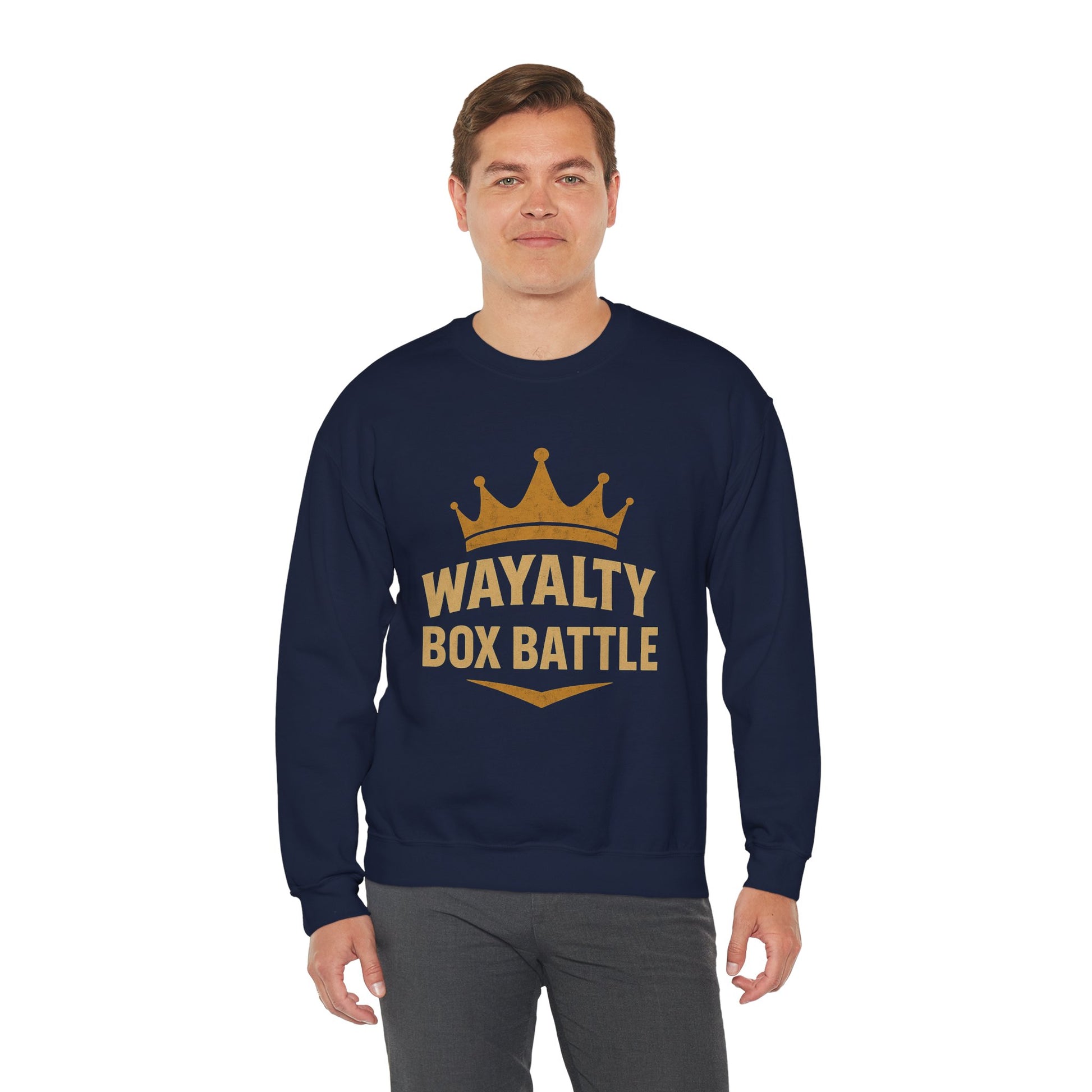 Wayalty Box Battle Crewneck Sweatshirt