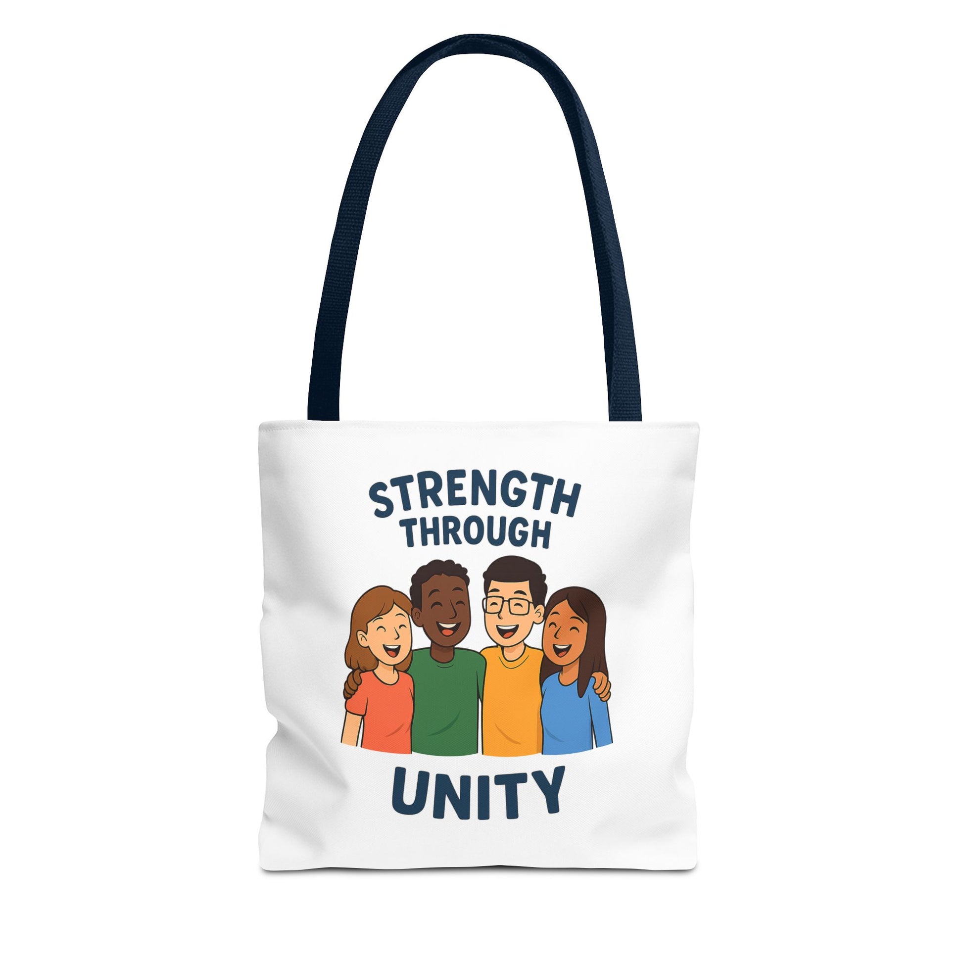 Unity Tote Bag | Strength Through Unity | Eco-Friendly Tote | Gift for Friends | Motivational Carryall | Community Spirit Bag - Wayal Store