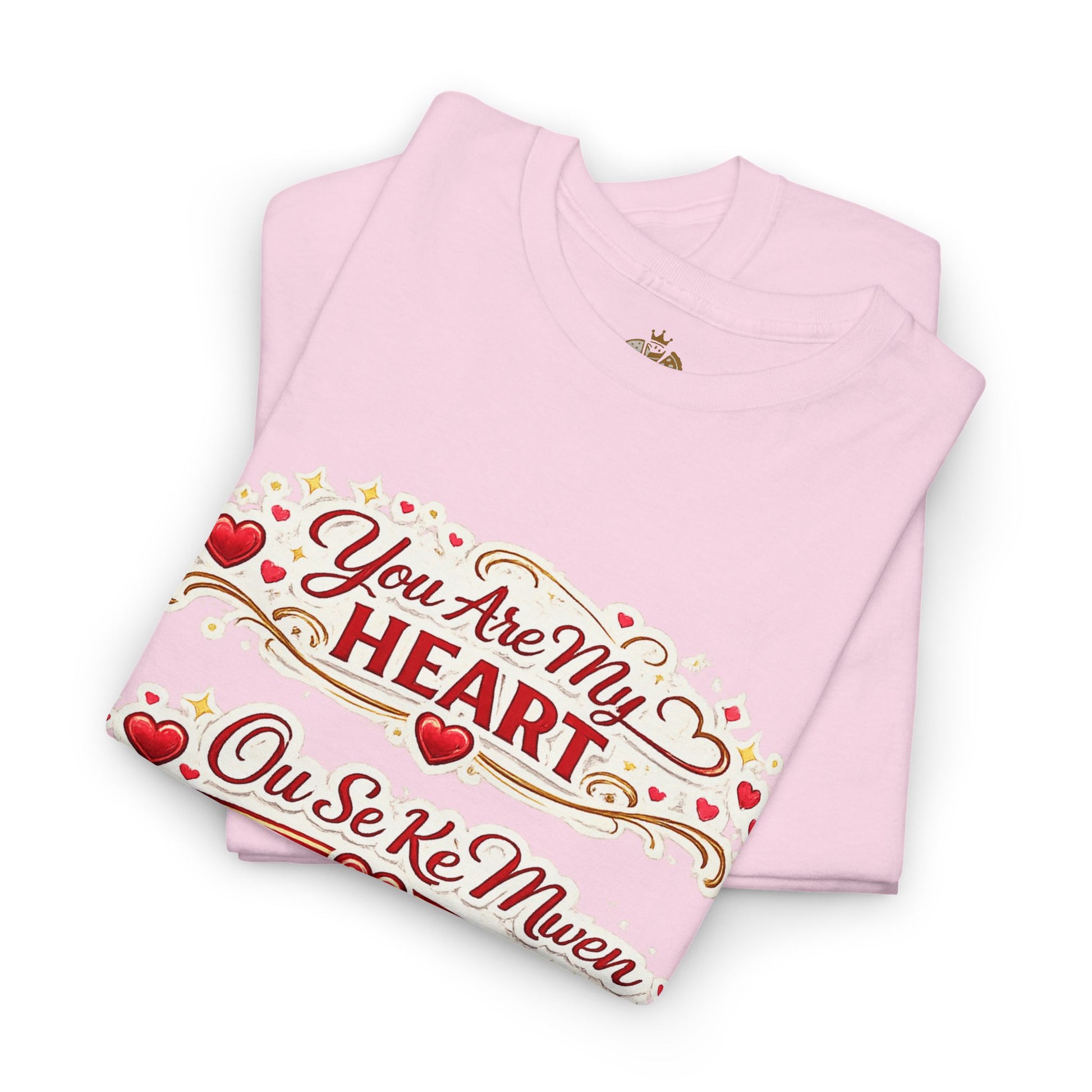 Heart Love Tee — "You Are My Heart / Tu es mon coeur" Romantic Valentine T-Shirt - Wayal Store