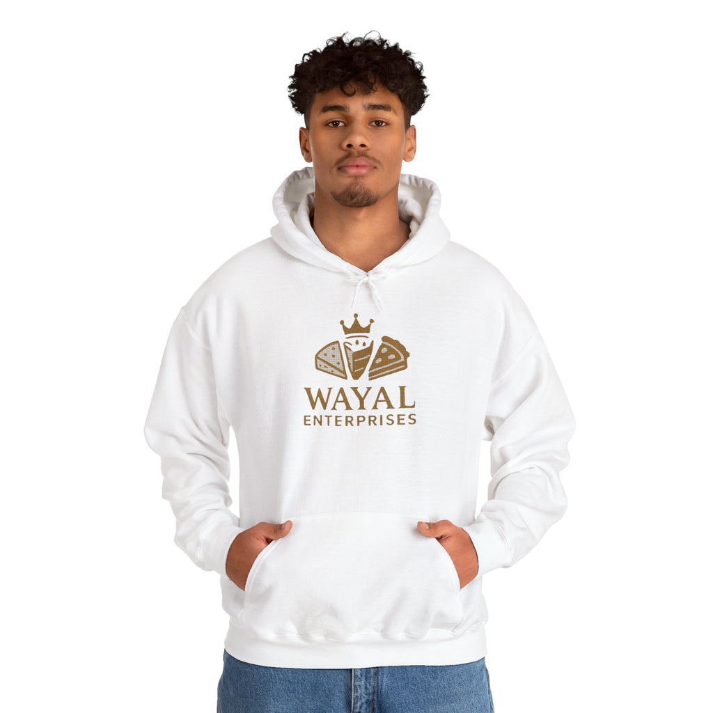 Crown Logo Unisex Hoodie, Cozy Streetwear, Gift for Him/Her, Casual Outfit, Comfortable Layering - Wayal Store