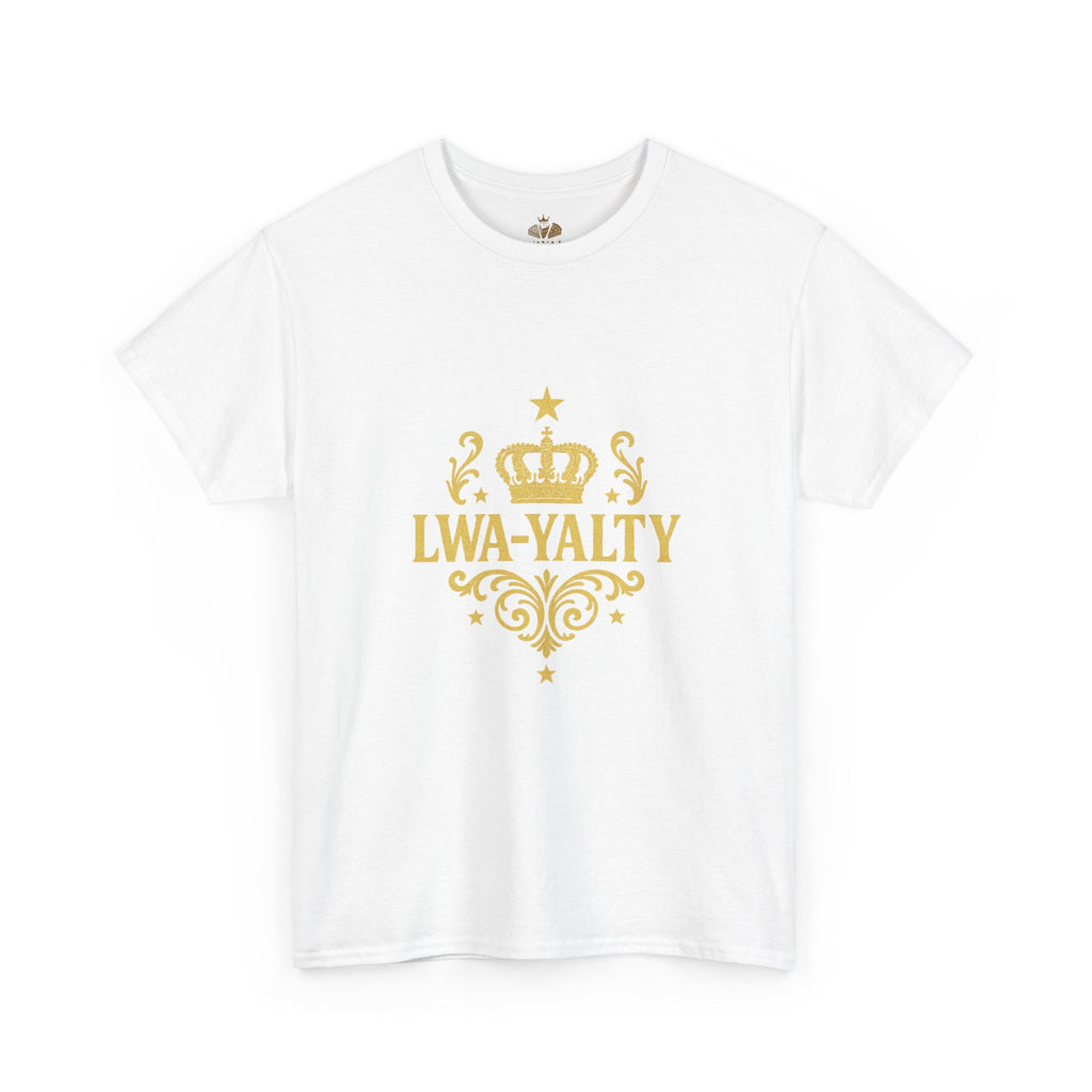 Crown Loyalty Tee - Unisex Heavy Cotton Shirt for Casual Wear, Gift for Royalty Lovers, Birthday, Friendship, Family Events - Wayal Store