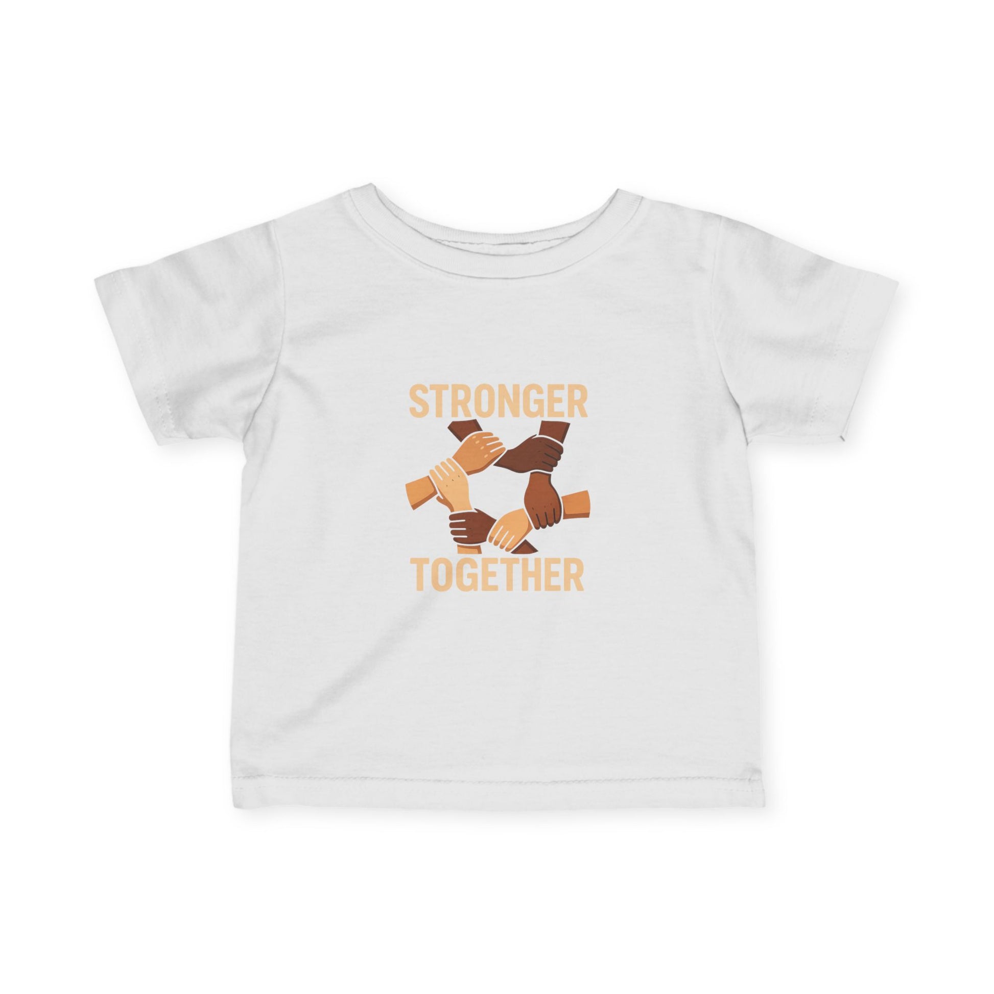Stronger Together Infant Tee - Unity and Love, Baby Shirt, Gift for New Parents, Toddler Apparel, Social Awareness Kids Wear - Wayal Store