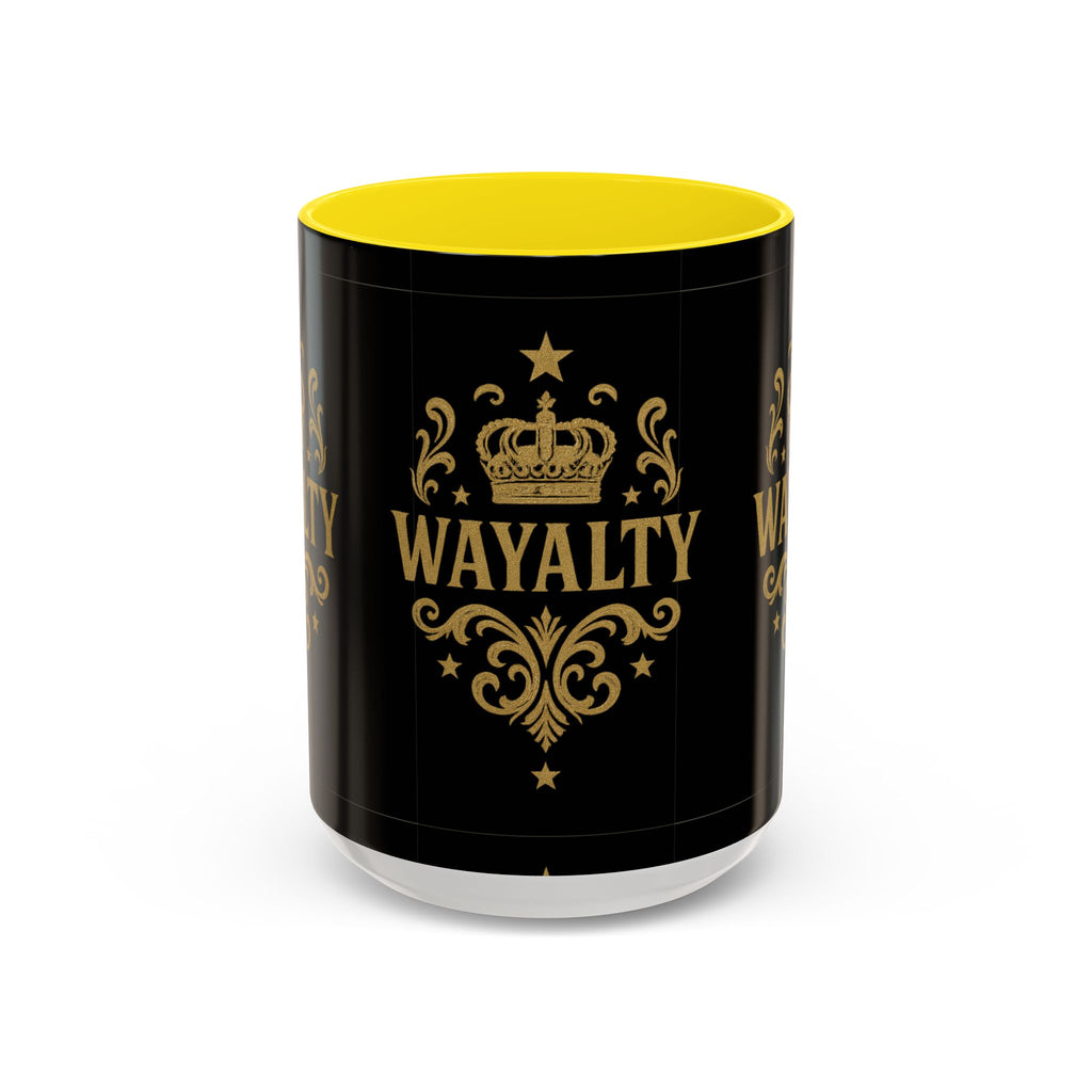 Wayalty-Themed Accent Coffee Mug - Elegant Drinkware for Confidence & Celebration | Perfect Gift for Coffee Lovers, Birthdays, [...] - Wayal Store