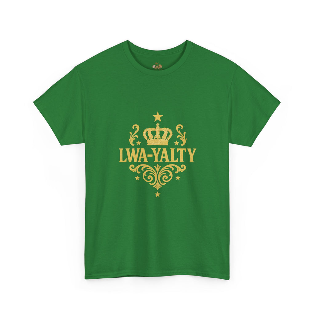 Crown Loyalty Tee - Unisex Heavy Cotton Shirt for Casual Wear, Gift for Royalty Lovers, Birthday, Friendship, Family Events - Wayal Store