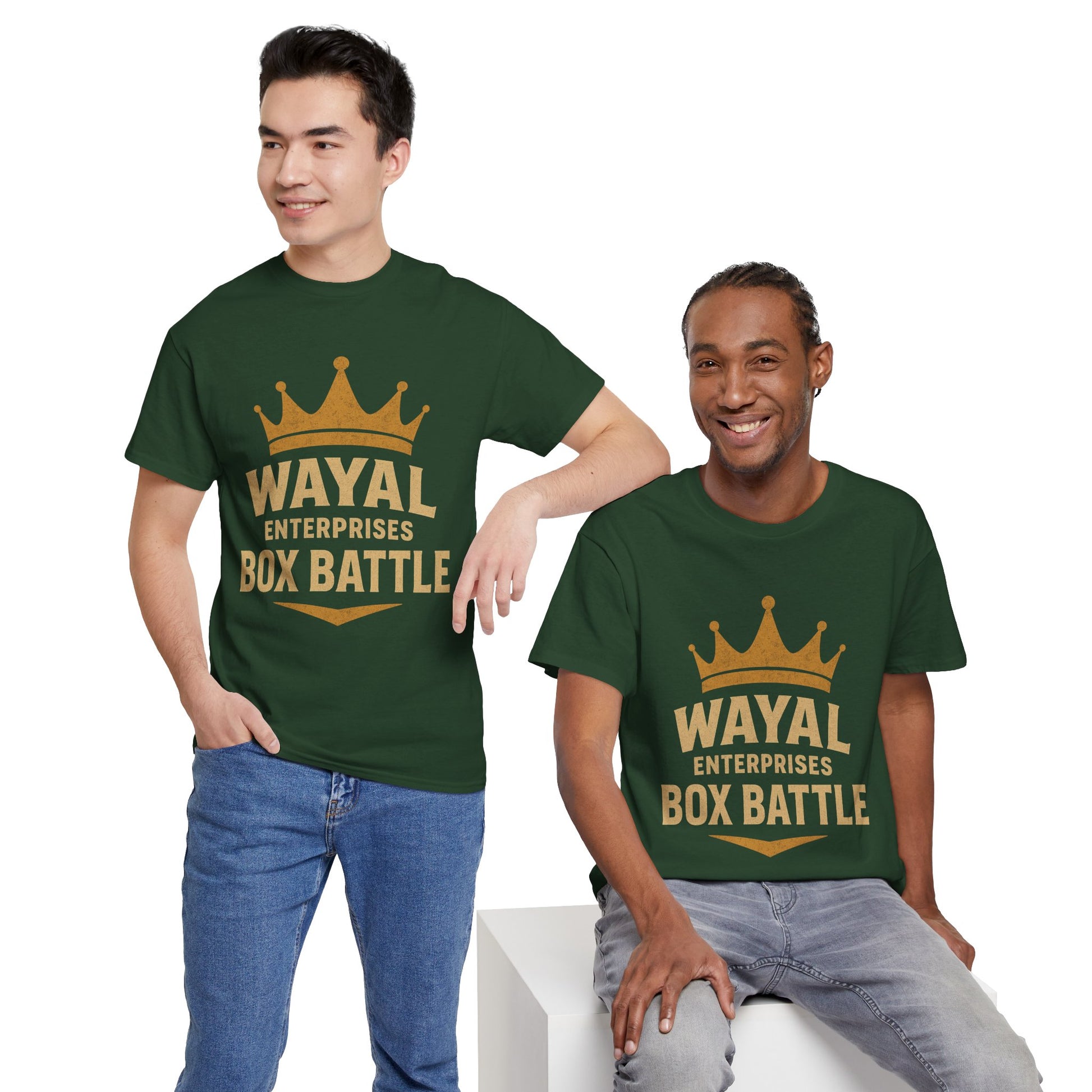 Wayal Enterprises Box Battle Unisex Heavy Cotton Tee