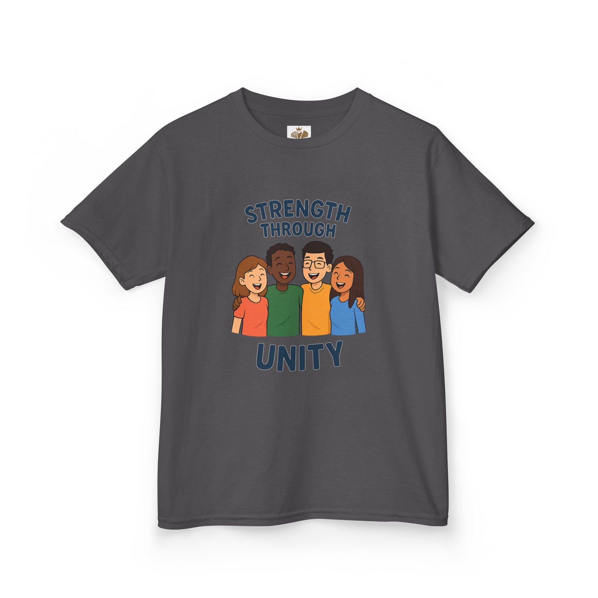 Unity & Strength Kids Tee, Inspirational Kids Shirt, Diversity Apparel, Friendship Gift, Team Spirit T-Shirt - Wayal Store