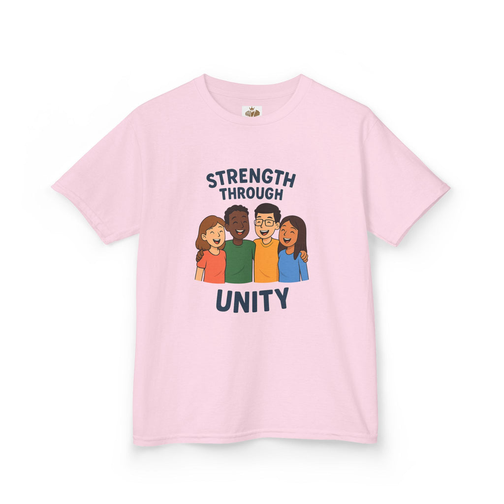 Unity & Strength Kids Tee, Inspirational Kids Shirt, Diversity Apparel, Friendship Gift, Team Spirit T-Shirt - Wayal Store