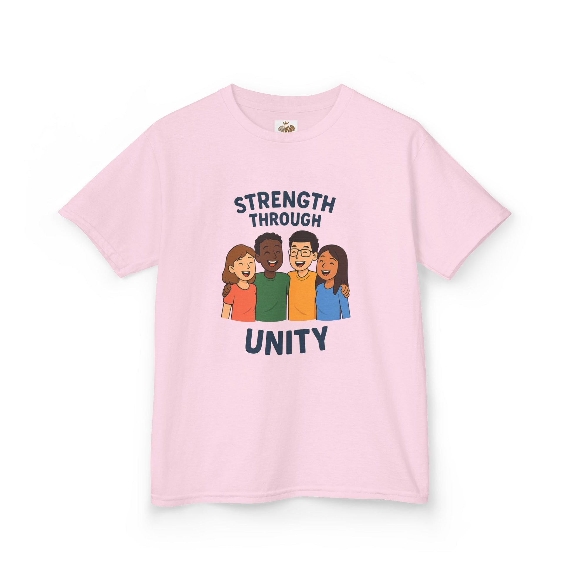 Unity & Strength Kids Tee, Inspirational Kids Shirt, Diversity Apparel, Friendship Gift, Team Spirit T-Shirt - Wayal Store
