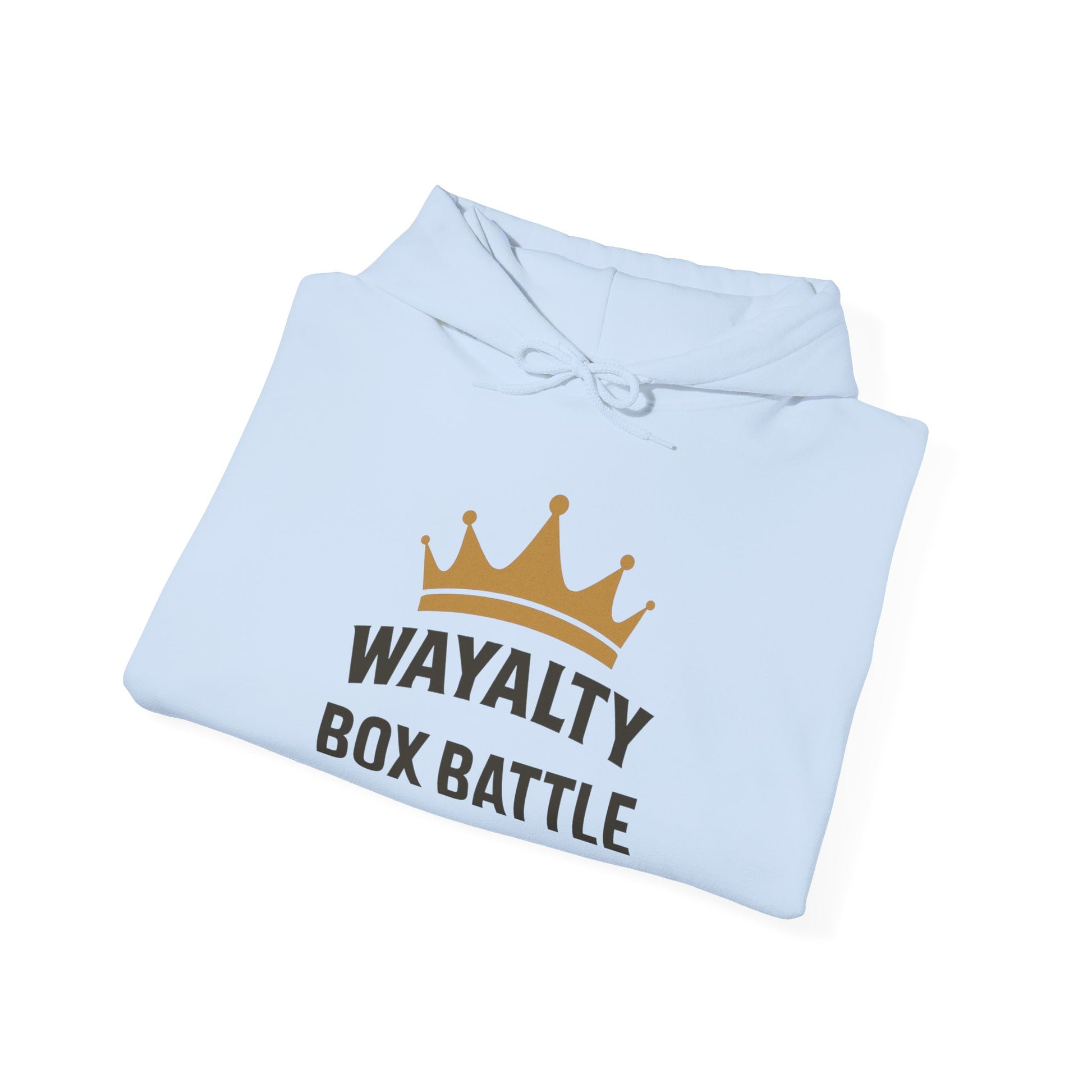 Wayalty Box Battle Hoodie — Crown Logo Pullover for Gaming Fans