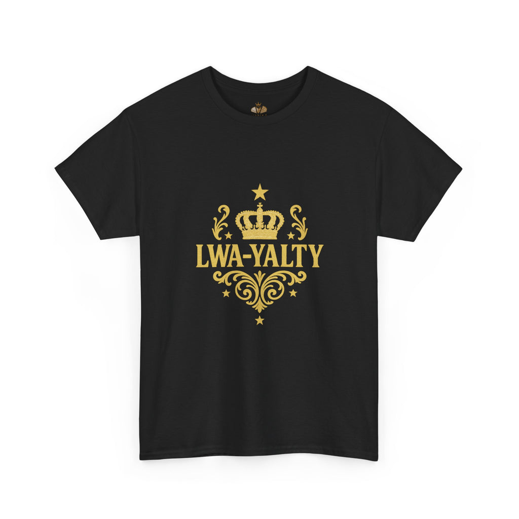 Crown Loyalty Tee - Unisex Heavy Cotton Shirt for Casual Wear, Gift for Royalty Lovers, Birthday, Friendship, Family Events - Wayal Store