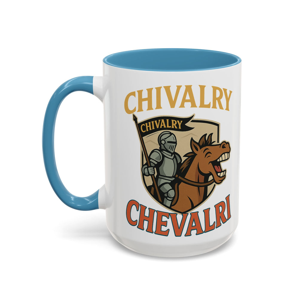 Chivalry Accent Coffee Mug, Warrior Gift, Knight Themed Cup, Medieval Decor, Unique Coffee Lover Present, Fun Office Mug - Wayal Store