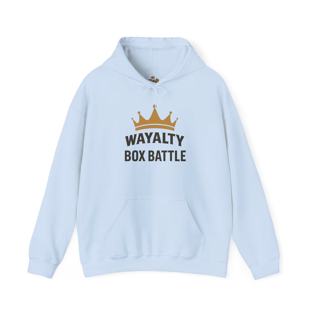 Wayalty Box Battle Hoodie — Crown Logo Pullover for Gaming Fans