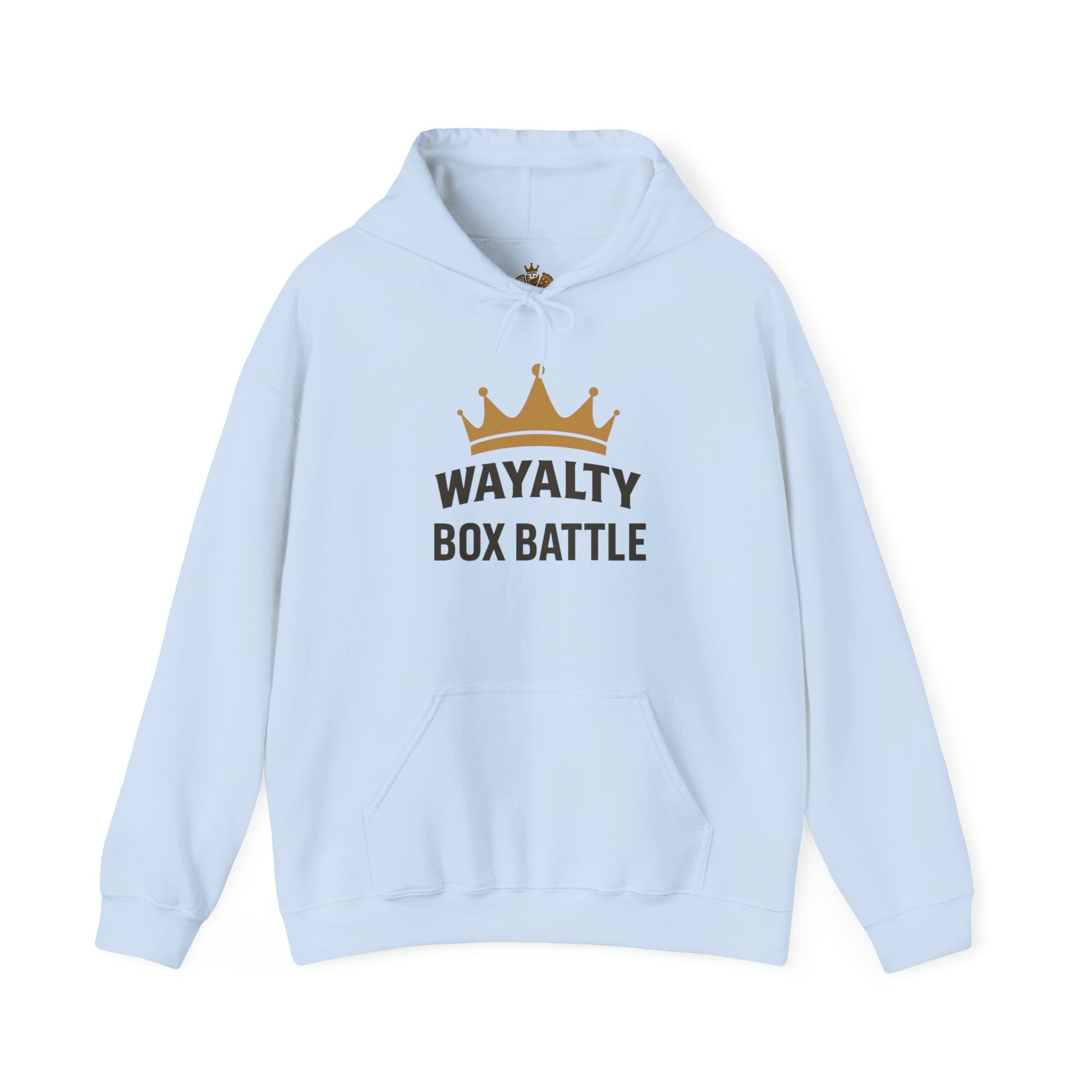 Wayalty Box Battle Hoodie — Crown Logo Pullover for Gaming Fans