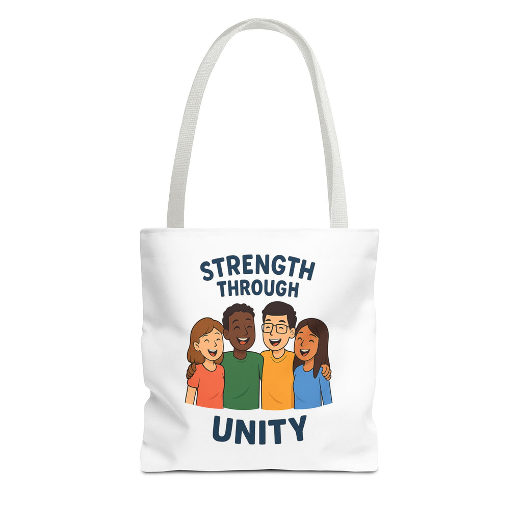 Unity Tote Bag | Strength Through Unity | Eco-Friendly Tote | Gift for Friends | Motivational Carryall | Community Spirit Bag - Wayal Store