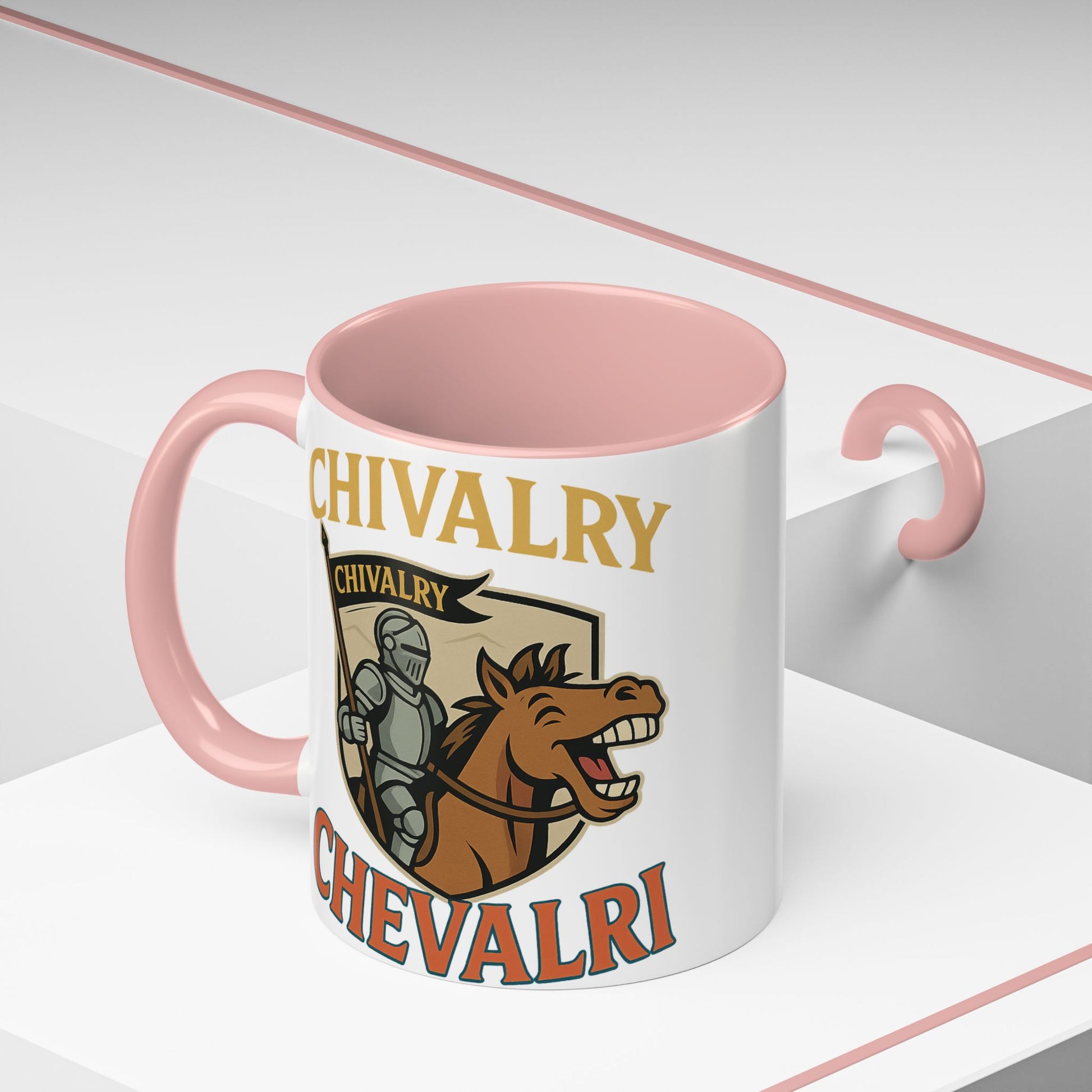Chivalry Accent Coffee Mug, Warrior Gift, Knight Themed Cup, Medieval Decor, Unique Coffee Lover Present, Fun Office Mug - Wayal Store