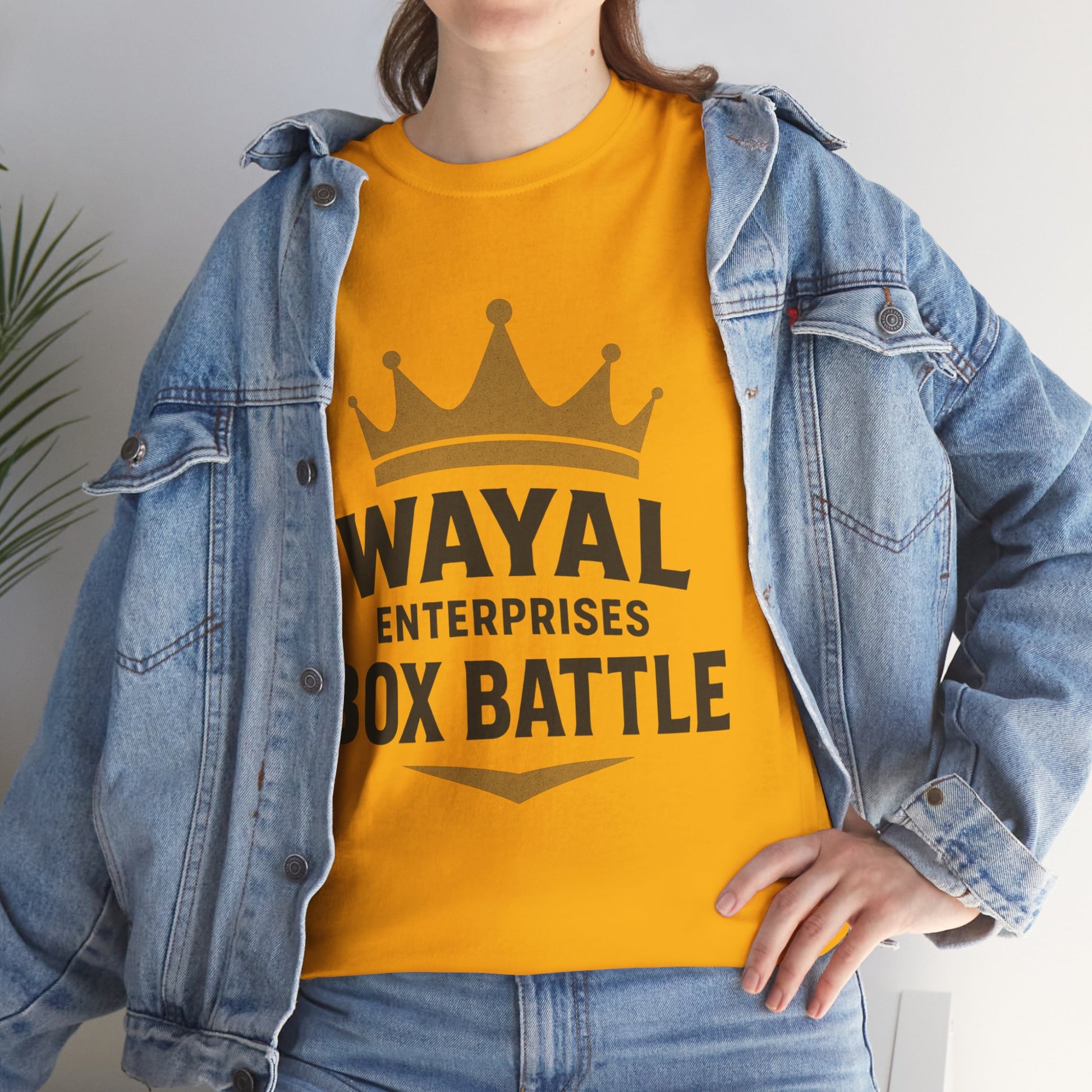 Wayal Enterprises Box Battle Unisex Heavy Cotton Tee