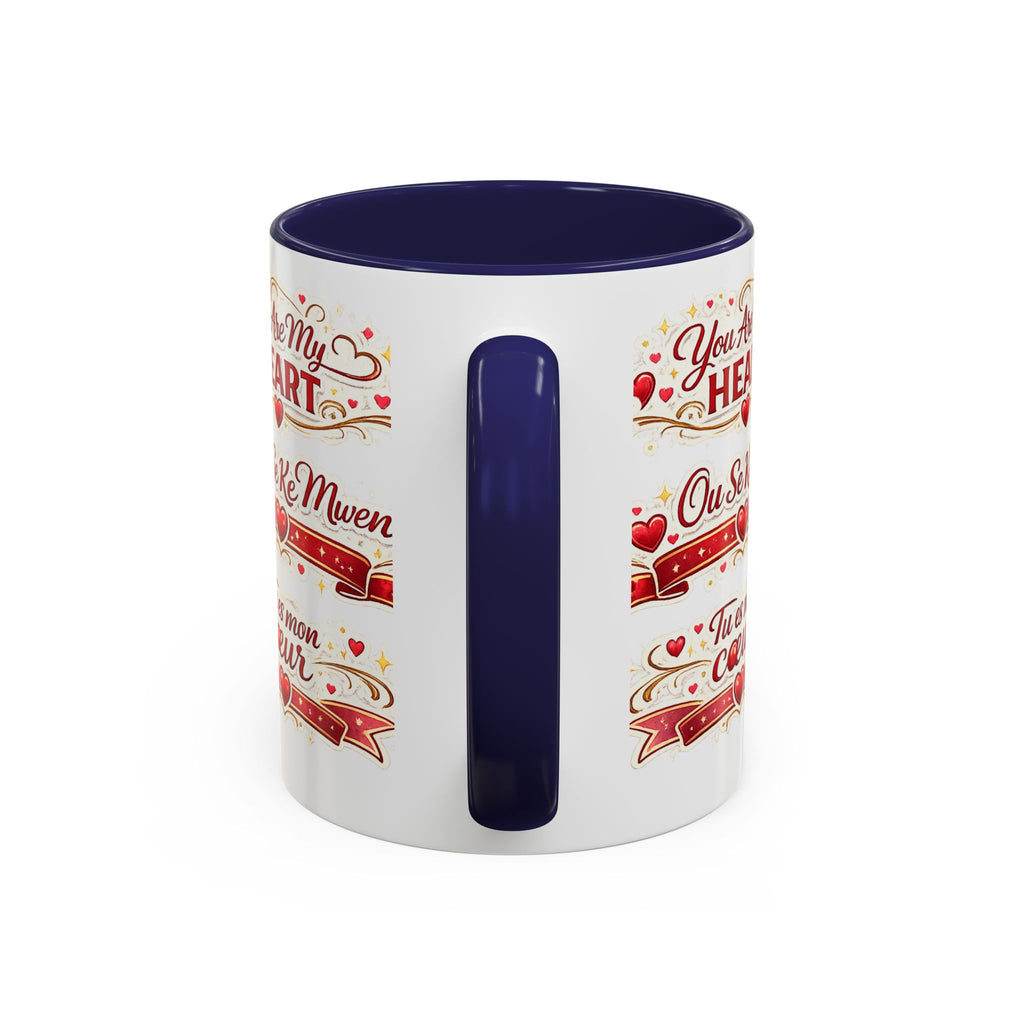 You Are My Heart Accent Coffee Mug – Multilingual Love Gift (11/15oz) - Wayal Store