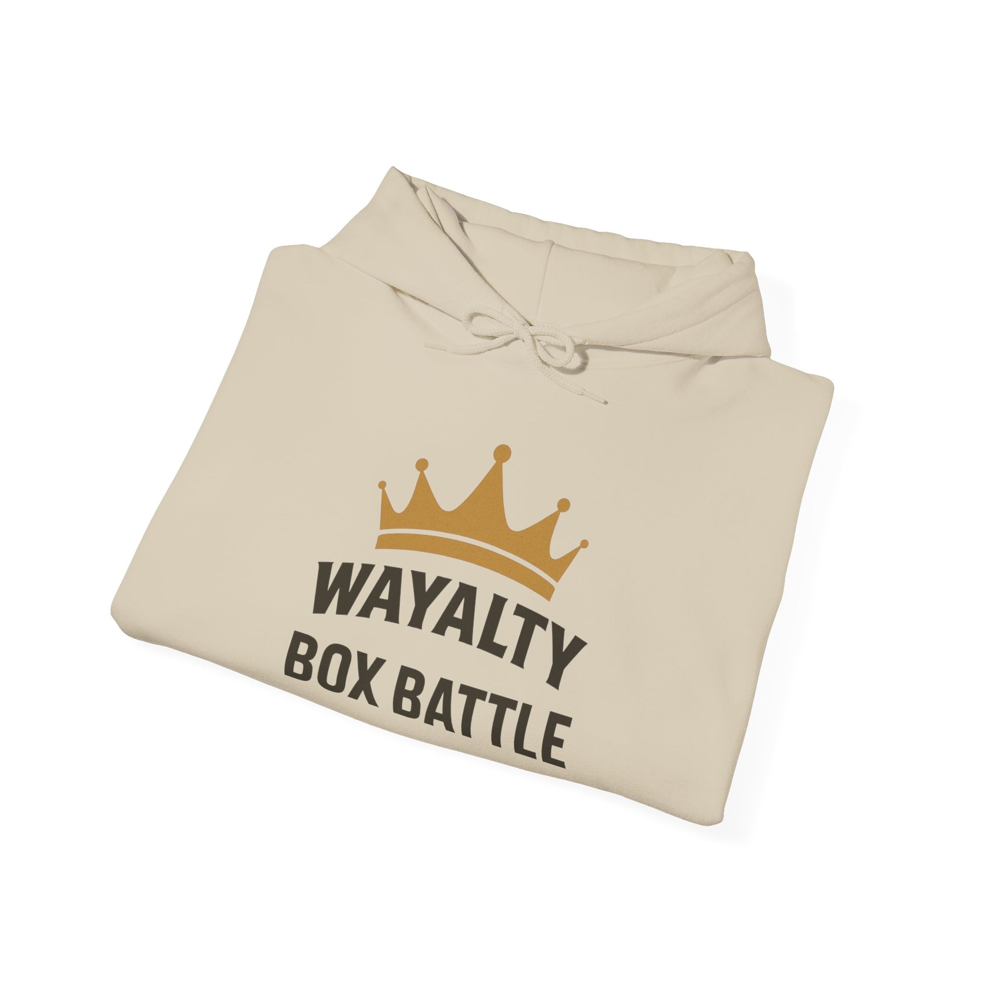Wayalty Box Battle Hoodie — Crown Logo Pullover for Gaming Fans